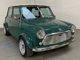 1971 Mini Cooper S Recreation Registration number KFB 656J Green with a white roof Black interior