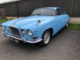 1967 Jaguar Mk X Registration number VKX 410E Light blue with a leather interior Automatic Jaguar