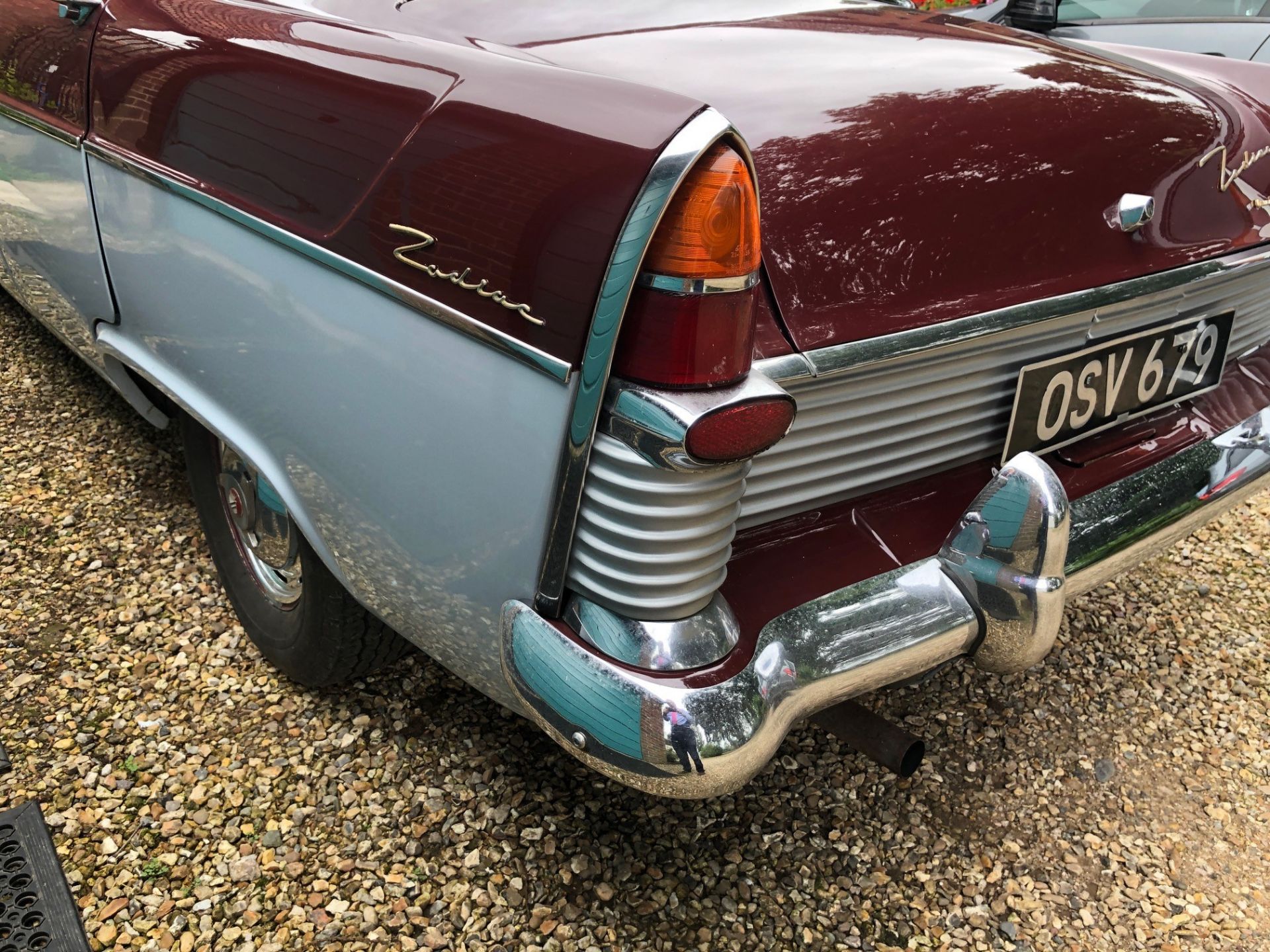 1960 Ford Zodiac Registration number OSV 679 Chassis number 206E306134 Maroon over grey Vinyl and - Image 30 of 70