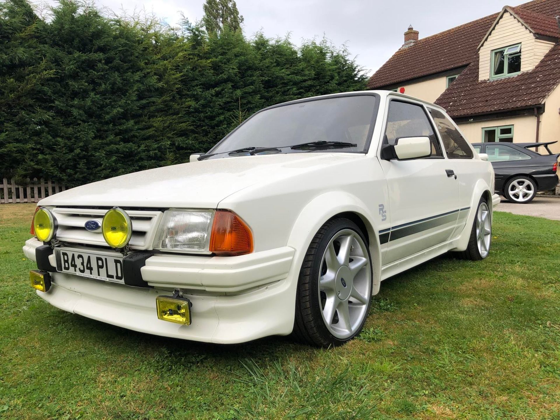 1985 Ford Escort RS Turbo Series 1 Registration number B434 PLD Diamond white with a grey Recaro - Image 57 of 79