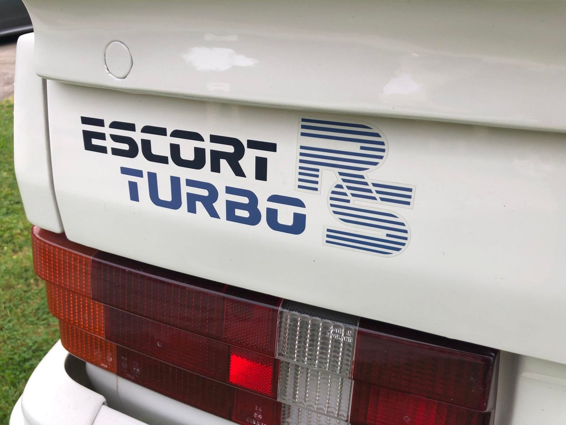 1985 Ford Escort RS Turbo Series 1 Registration number B434 PLD Diamond white with a grey Recaro - Image 30 of 79