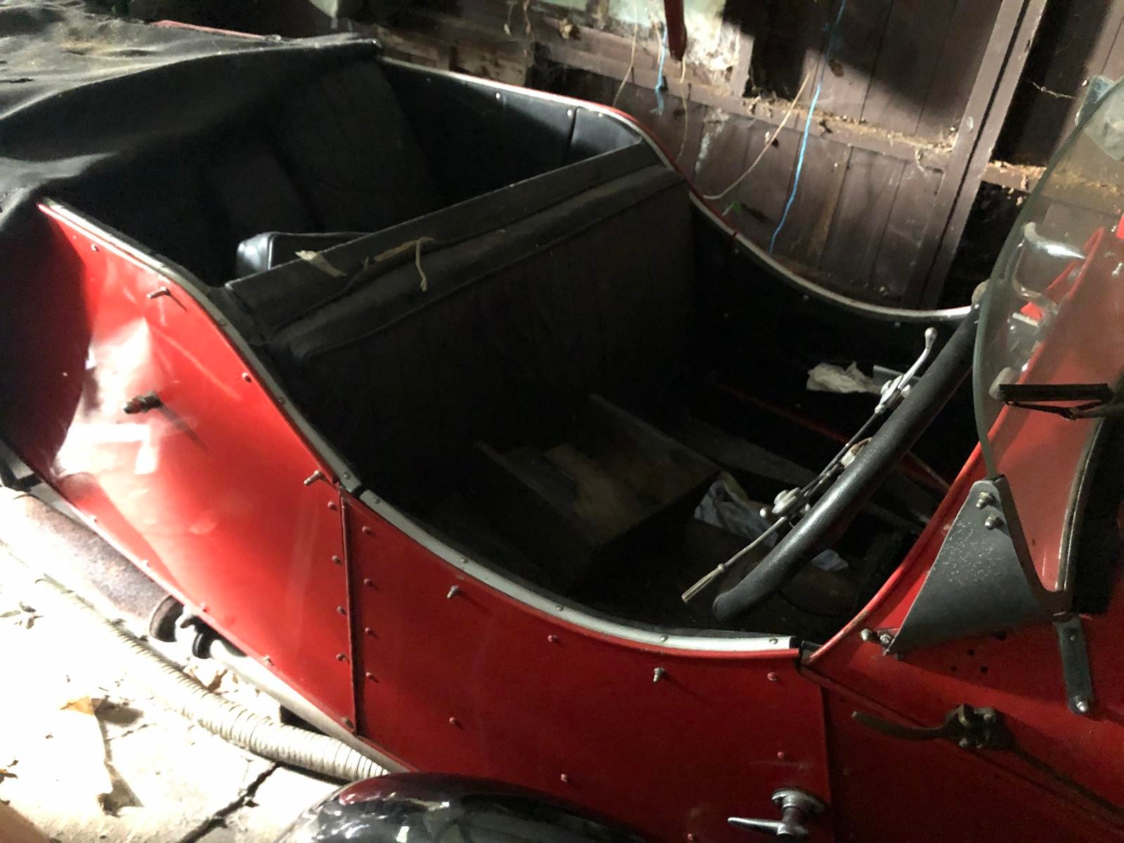 1933 Morgan Family Super Sport three wheeler Registration number JA 3559 Red with a black leather - Image 5 of 28