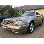 2000 Mercedes-Benz SL 320 Roadster R129 Registration number NCZ 9173 Metallic gold with a tan