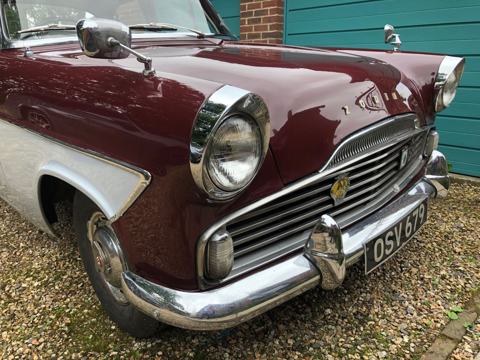 1960 Ford Zodiac Registration number OSV 679 Chassis number 206E306134 Maroon over grey Vinyl and - Image 4 of 70