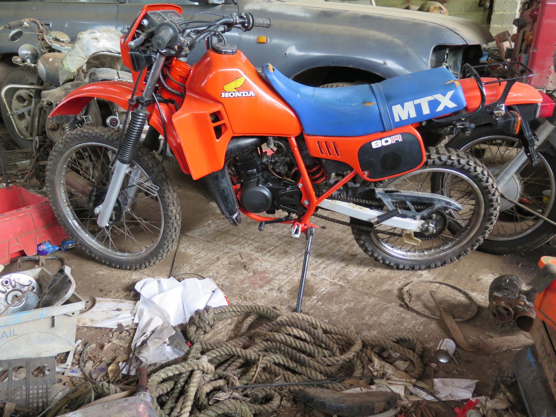 1983 Honda MTX 80 R Registration number JWR 728Y Frame number HD 08 1000292 Engine number HD08E - Image 2 of 9