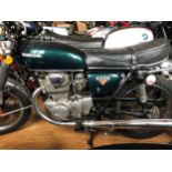 1972 Honda CB350 Registration number MBD 460K Frame number CB350 503 2016 Engine number CB350 505