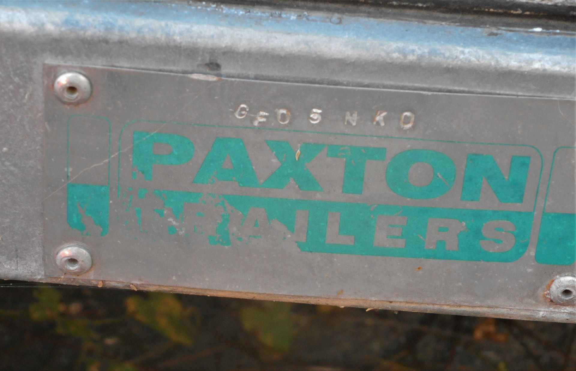 Factory built Paxton three bike galvanised coated steel trailer, fitted with jockey wheel for better - Image 4 of 5