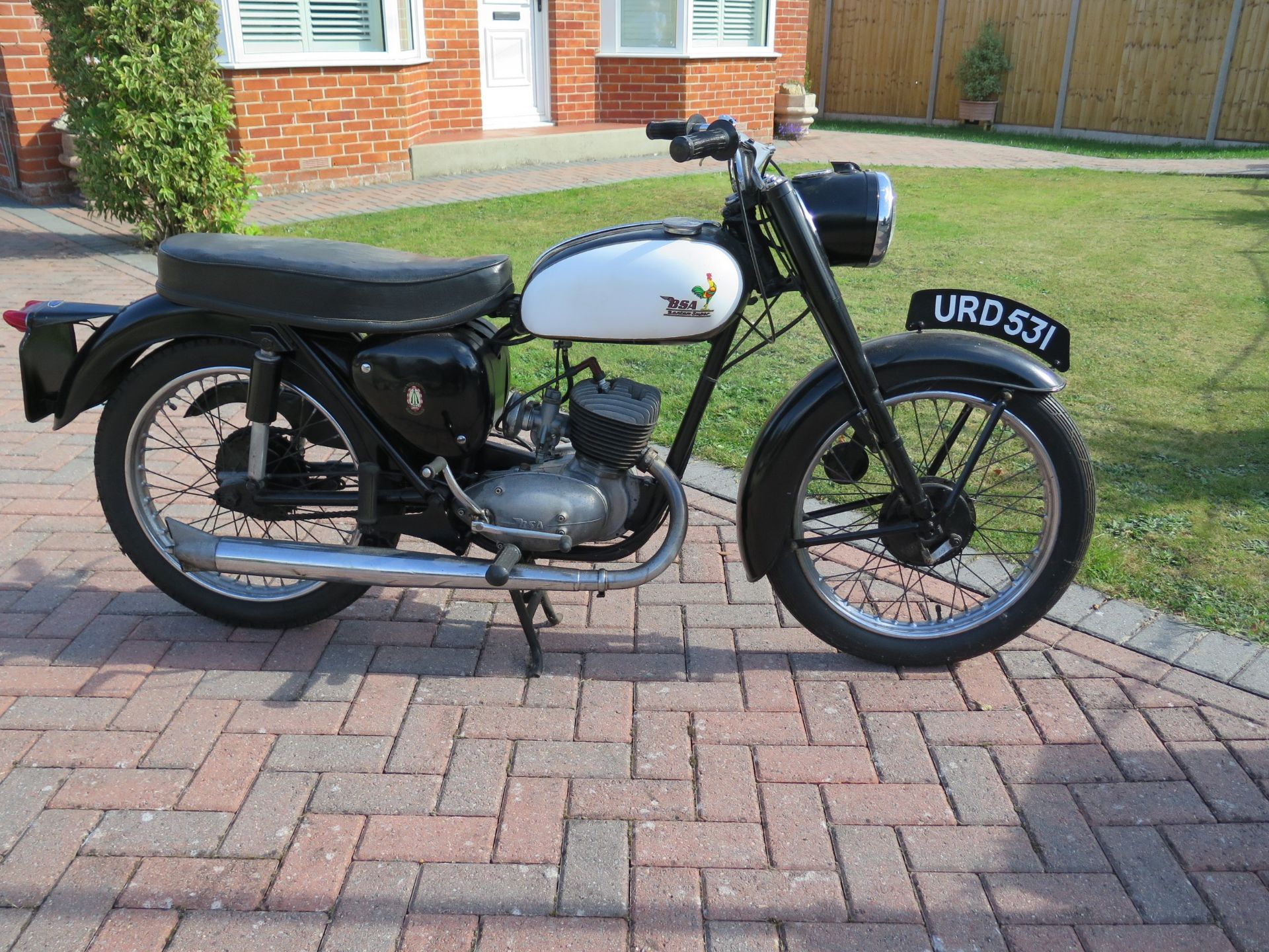 1960 BSA Bantam D7 Registration number URD 531 Frame number D7 11766 Engine number ED7B-10637 24,111