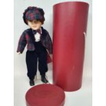 A H Samuel Christmas 2000 limited edition porcelain doll, boxed, and various other dolls and