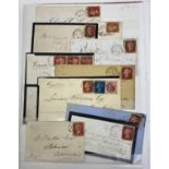Great Britain 1858-79 1d red Plate numbers issue, a fine complete collection of plates 71-224 (excl.