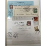 Europe Postal history selection of 35 early items with attractive frankings from Switzerland,