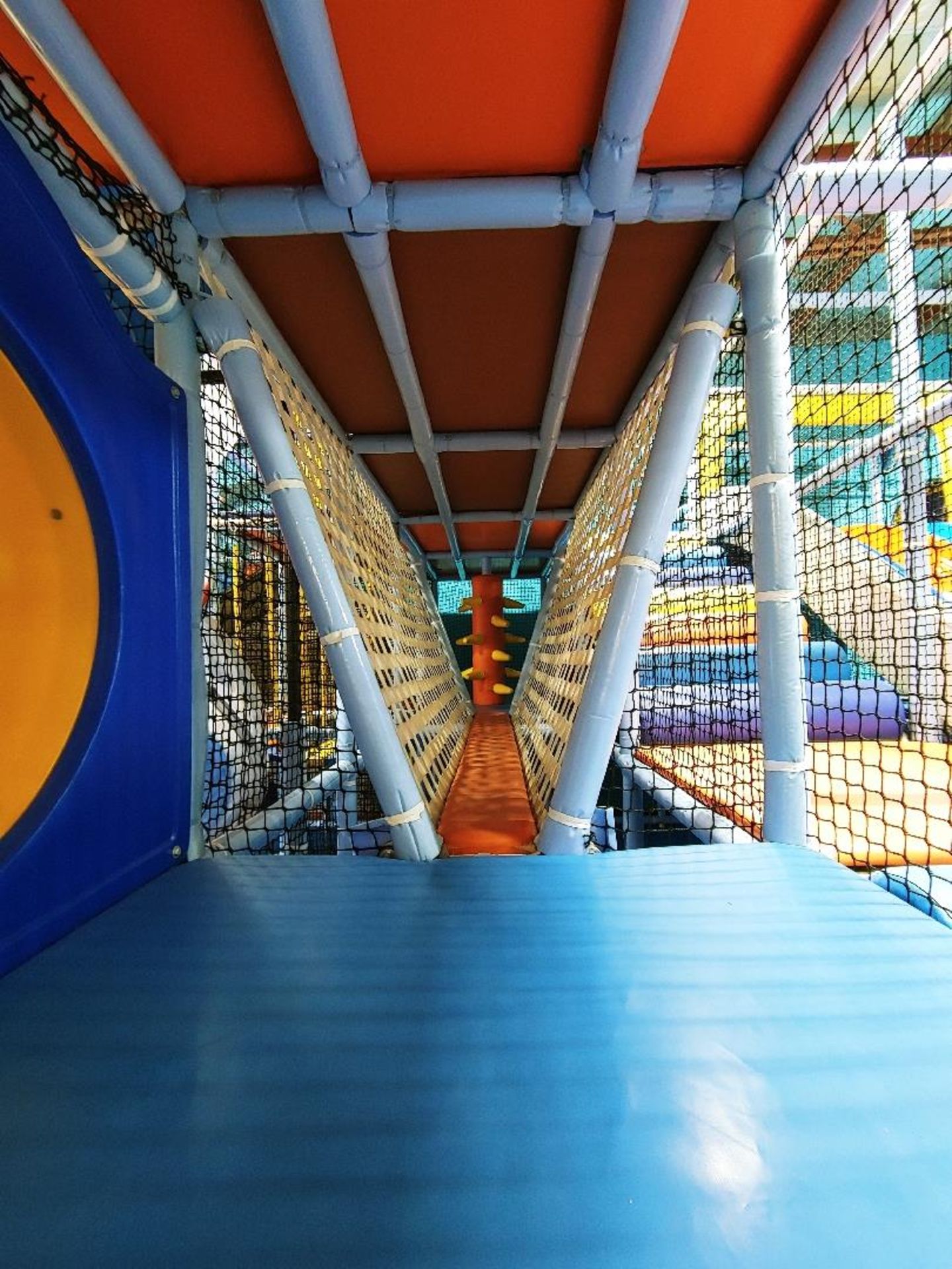 TRI LEVEL JUNGLE GYM SETUP 1800 SQFT WITH A HUGE 4 PERSON SLIDE - Image 27 of 30