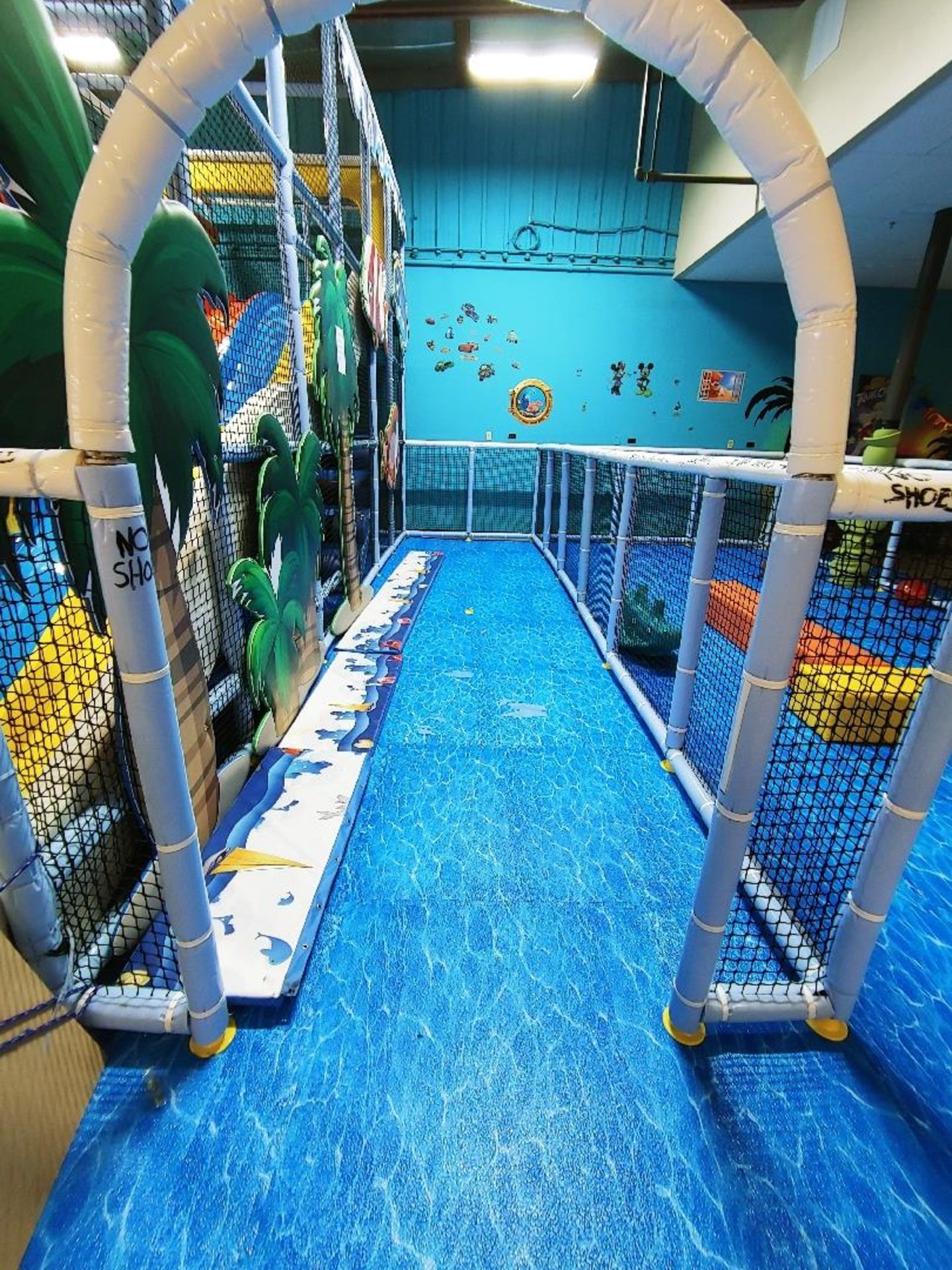 TRI LEVEL JUNGLE GYM SETUP 1800 SQFT WITH A HUGE 4 PERSON SLIDE - Image 28 of 30