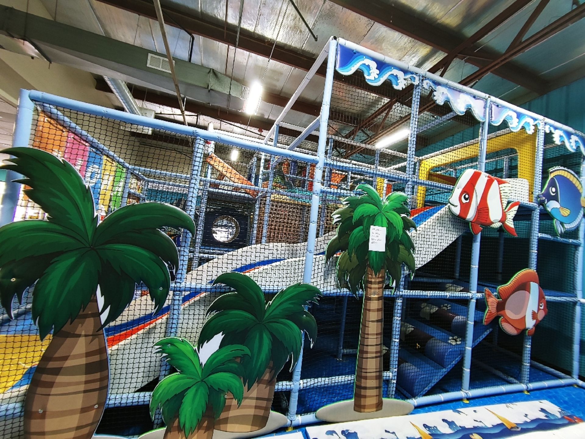 TRI LEVEL JUNGLE GYM SETUP 1800 SQFT WITH A HUGE 4 PERSON SLIDE - Image 30 of 30