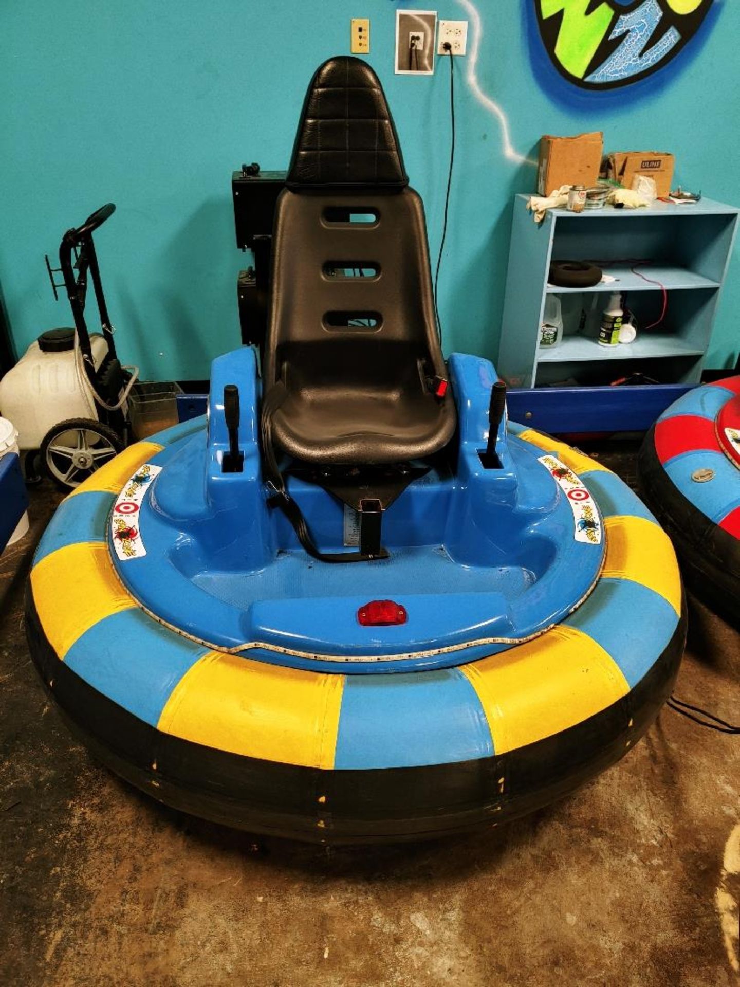 AMUSEMENT PRODUCTS LLC SPIN ZONE BUMPER CARS DESIGNED FOR AGES FIVE YEARS AND OLDER TO DRIVE, A PAS - Image 5 of 30