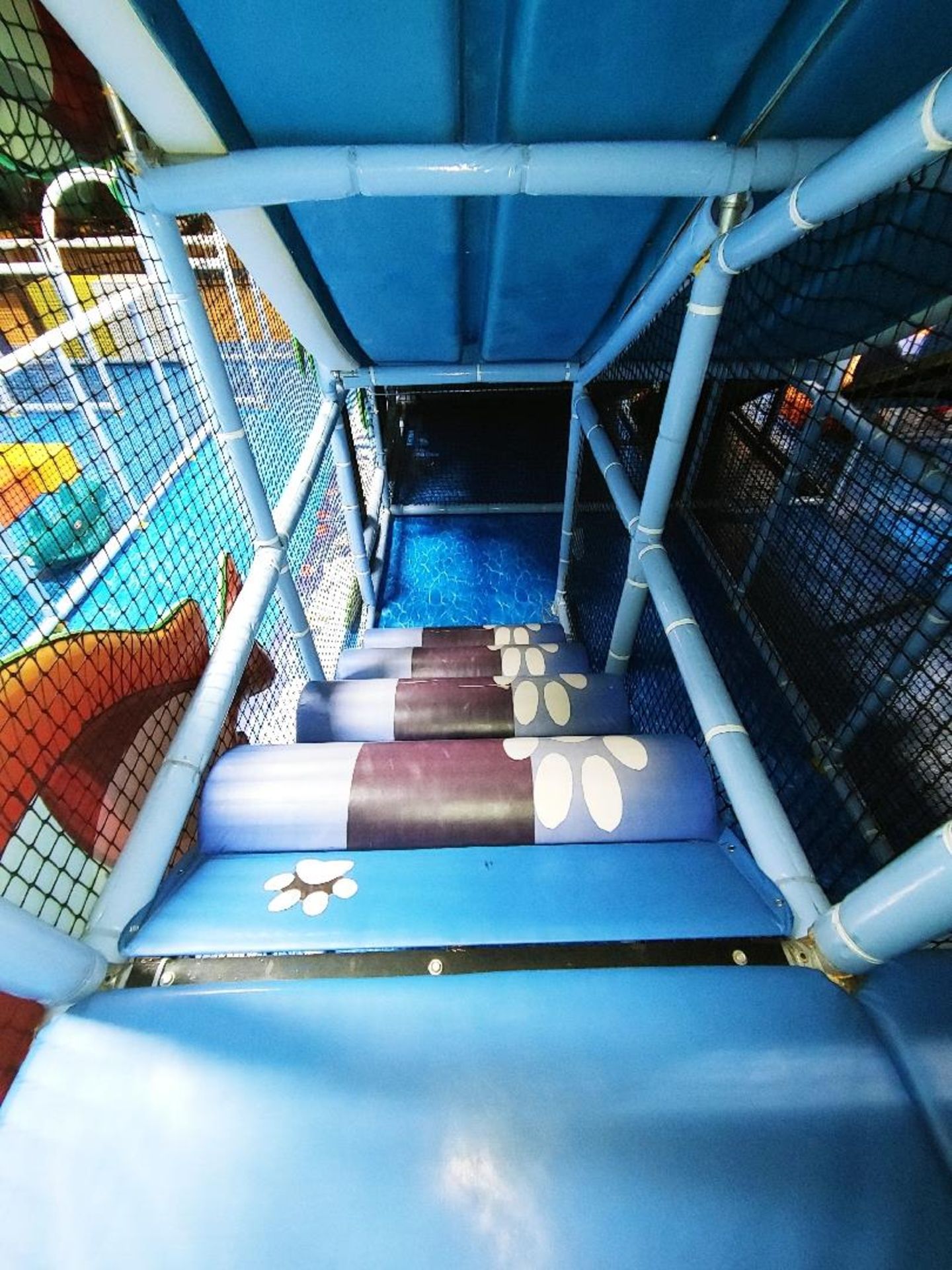 TRI LEVEL JUNGLE GYM SETUP 1800 SQFT WITH A HUGE 4 PERSON SLIDE - Image 24 of 30