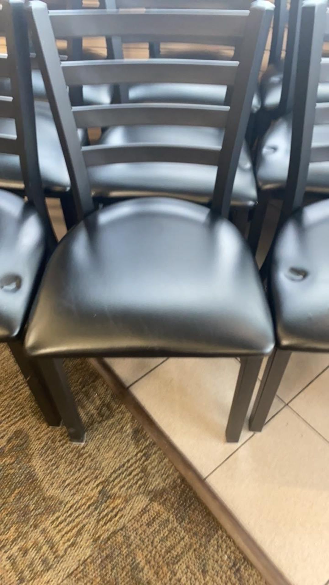 LOT OF 18 CAFETERIA CHAIRS - Image 2 of 3