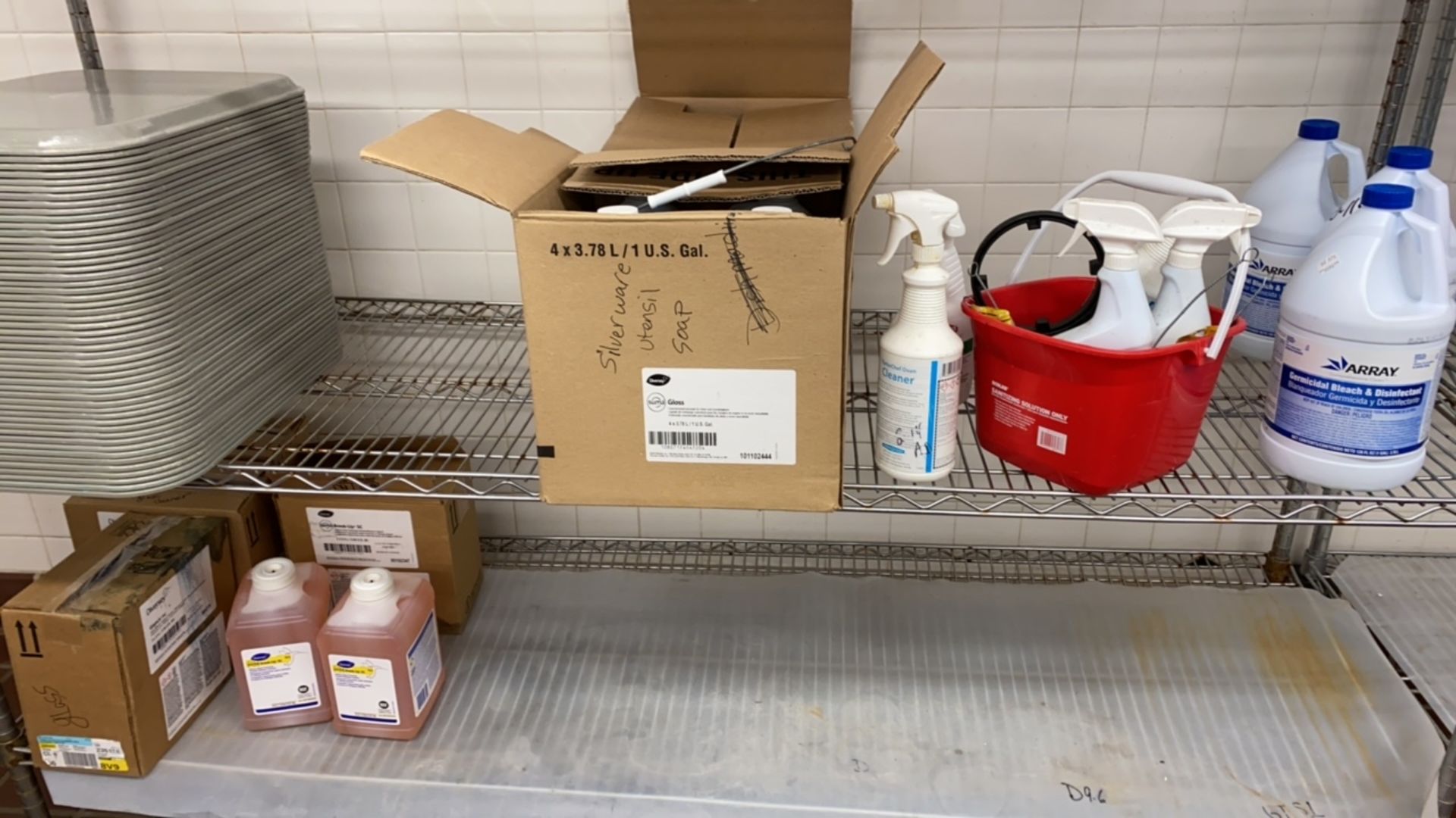 CART AND CONTENTS TO INCLUDE: CLEANING AND STERILIZATION SUPPLIES - Image 3 of 3