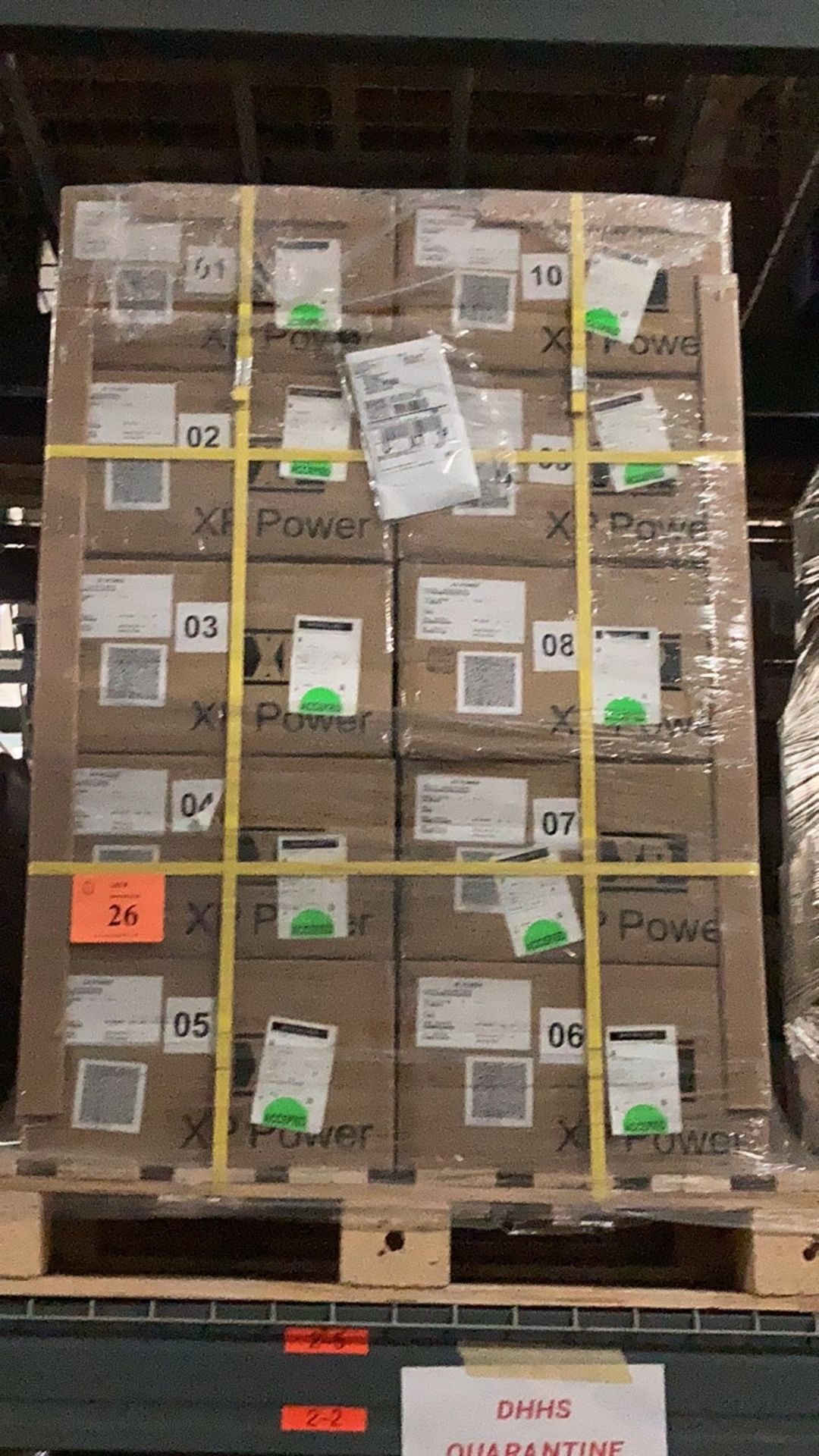 XP POWER 26622-001, REV. E, PALLET OF POWER SUPPLY KITS FOR LTV2 VENTILATOR, QTY. 120, LOC D2 - Image 6 of 6