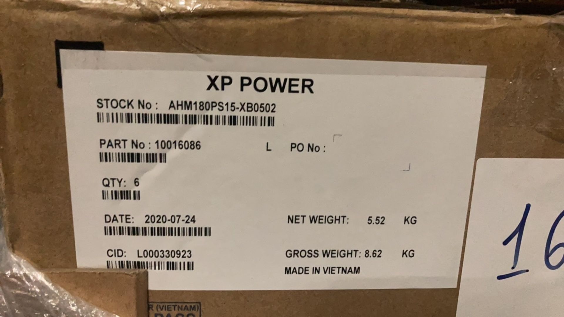 XP POWER 26622-001, REV. E, PALLET OF POWER SUPPLY KITS FOR LTV2 VENTILATOR, QTY. 120, LOC E2 - Image 4 of 6