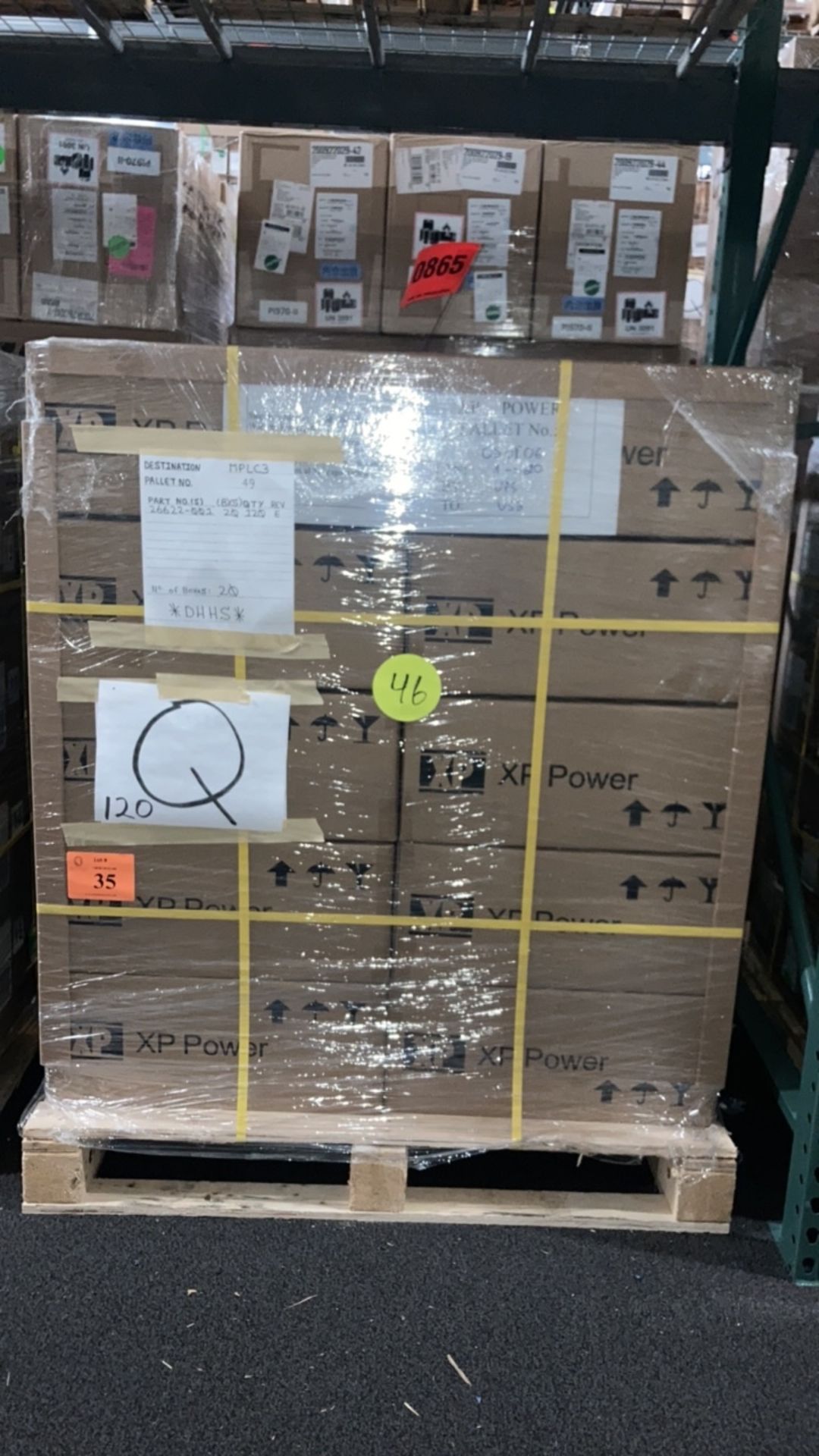 XP POWER 26622-001, REV. E, PALLET OF POWER SUPPLY KITS FOR LTV2 VENTILATOR, QTY. 120, LOC E2 - Image 6 of 6