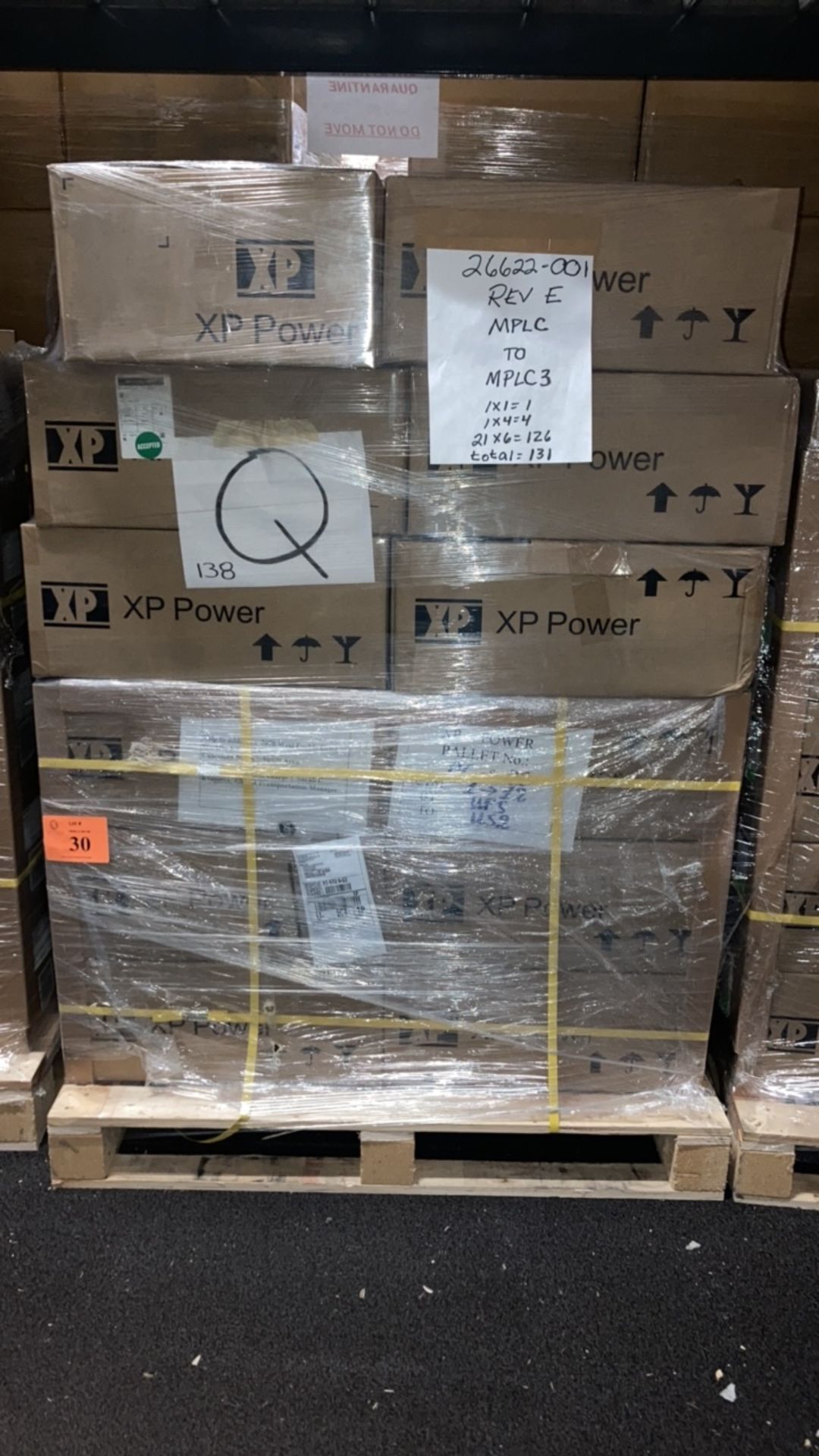 XP POWER 26622-001, REV. E, PALLET OF POWER SUPPLY KITS FOR LTV2 VENTILATOR, QTY. 131, LOC E4 - Image 6 of 6