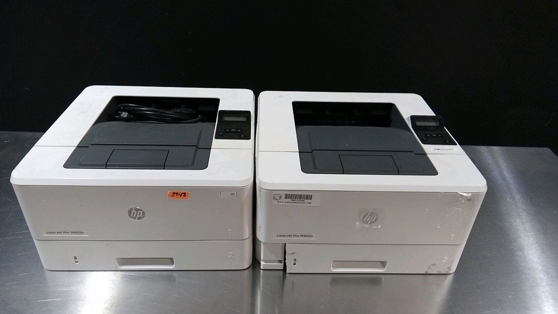 LOT OF 2 HP M402N PRINTERS LOCATED AT: 2440 GREENLEAF AVE, ELK GROVE VILLAGE IL