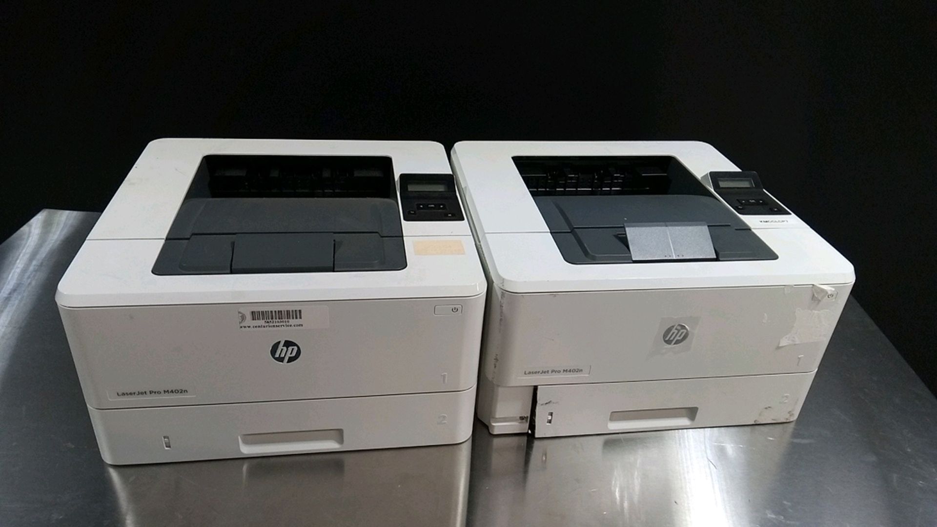 LOT OF 2 HP M402N PRINTERS LOCATED AT: 2440 GREENLEAF AVE, ELK GROVE VILLAGE IL