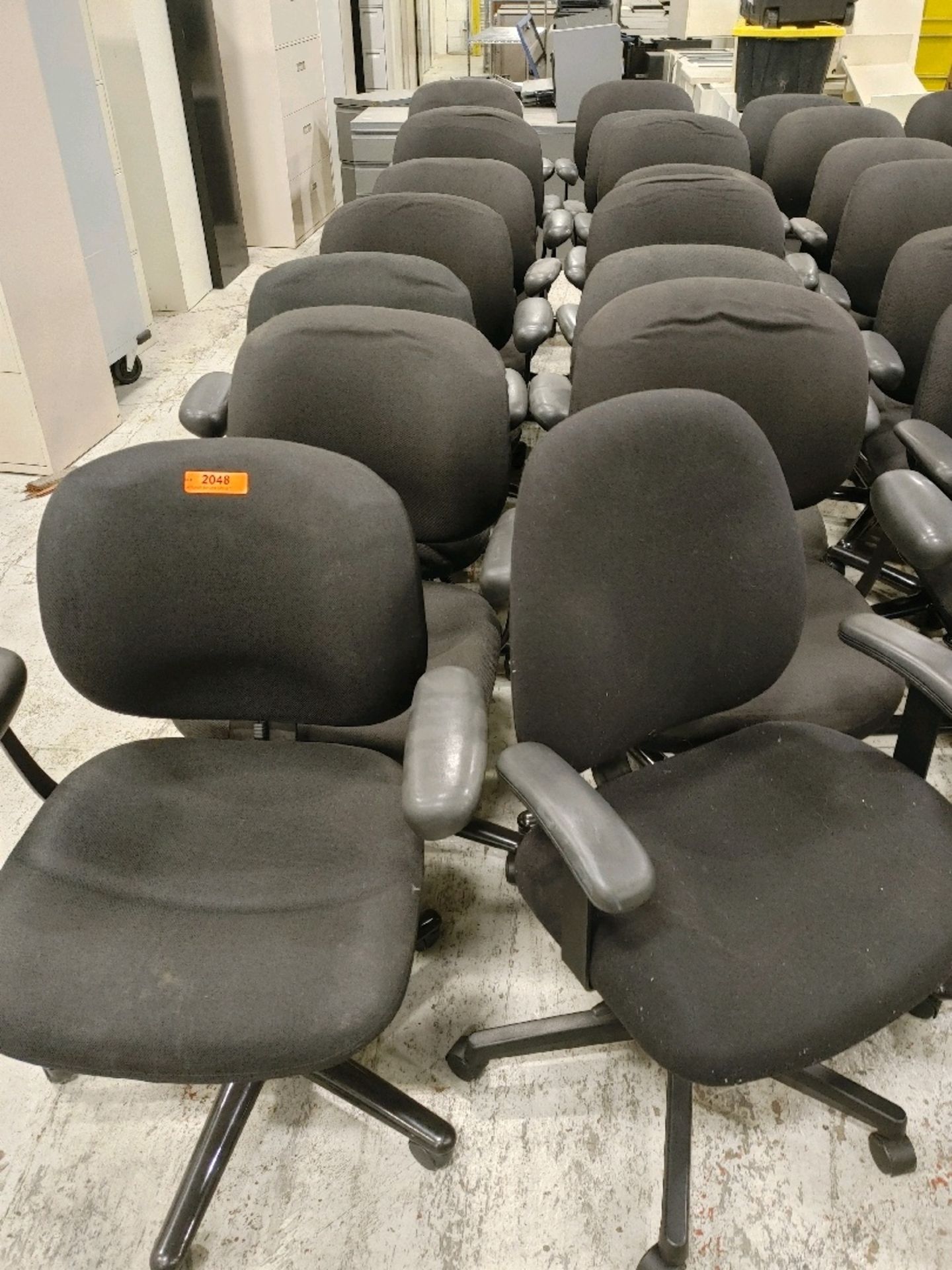 VARIOUS OFFICE ARM-CHAIRS ON WHEELS QTY: 15, LOCATED: 6101 N. 64TH STREET MILWAUKEE, WI 53218