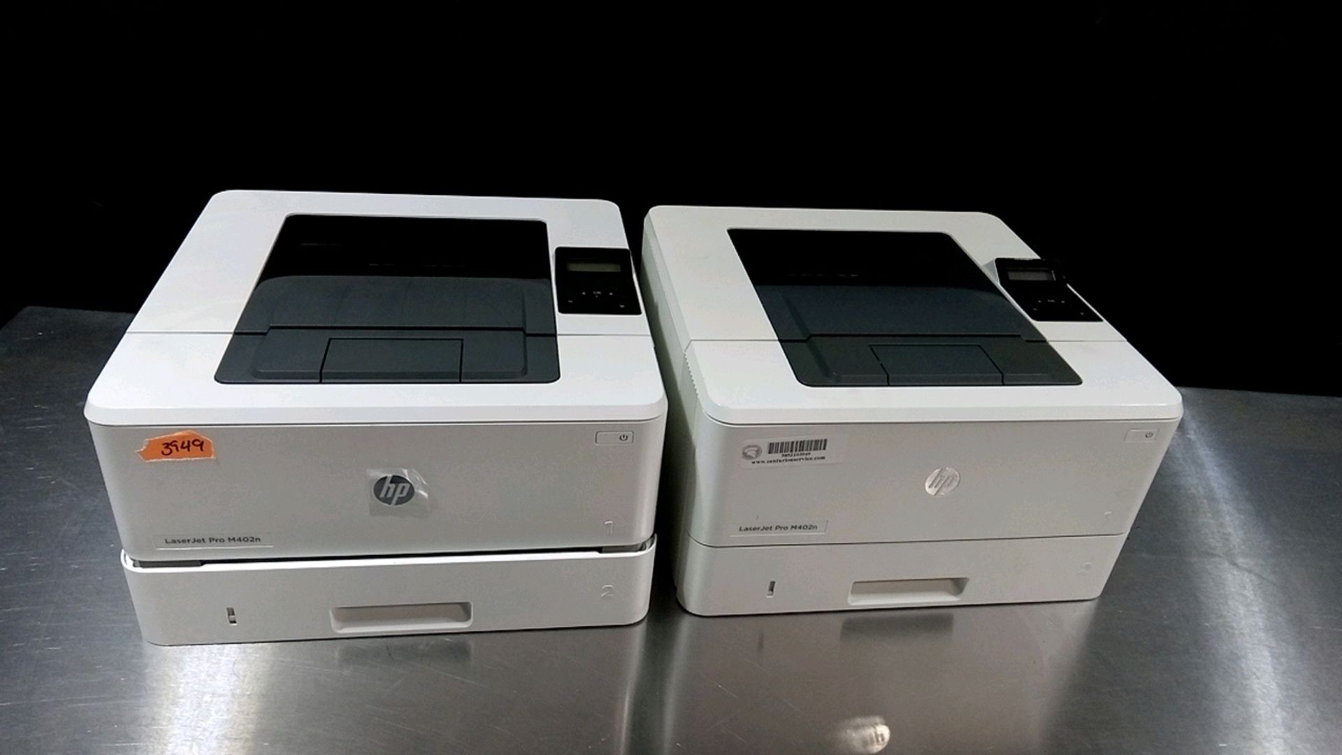 LOT OF 2 HP M402N PRINTERS LOCATED AT: 2440 GREENLEAF AVE, ELK GROVE VILLAGE IL