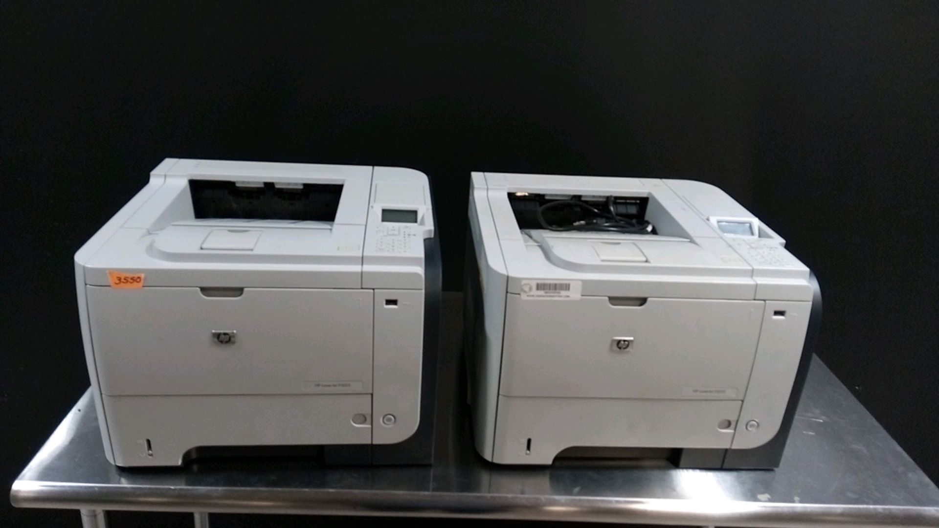 LOT OF 2 HP P3015 PRINTERS LOCATED AT: 2440 GREENLEAF AVE, ELK GROVE VILLAGE IL