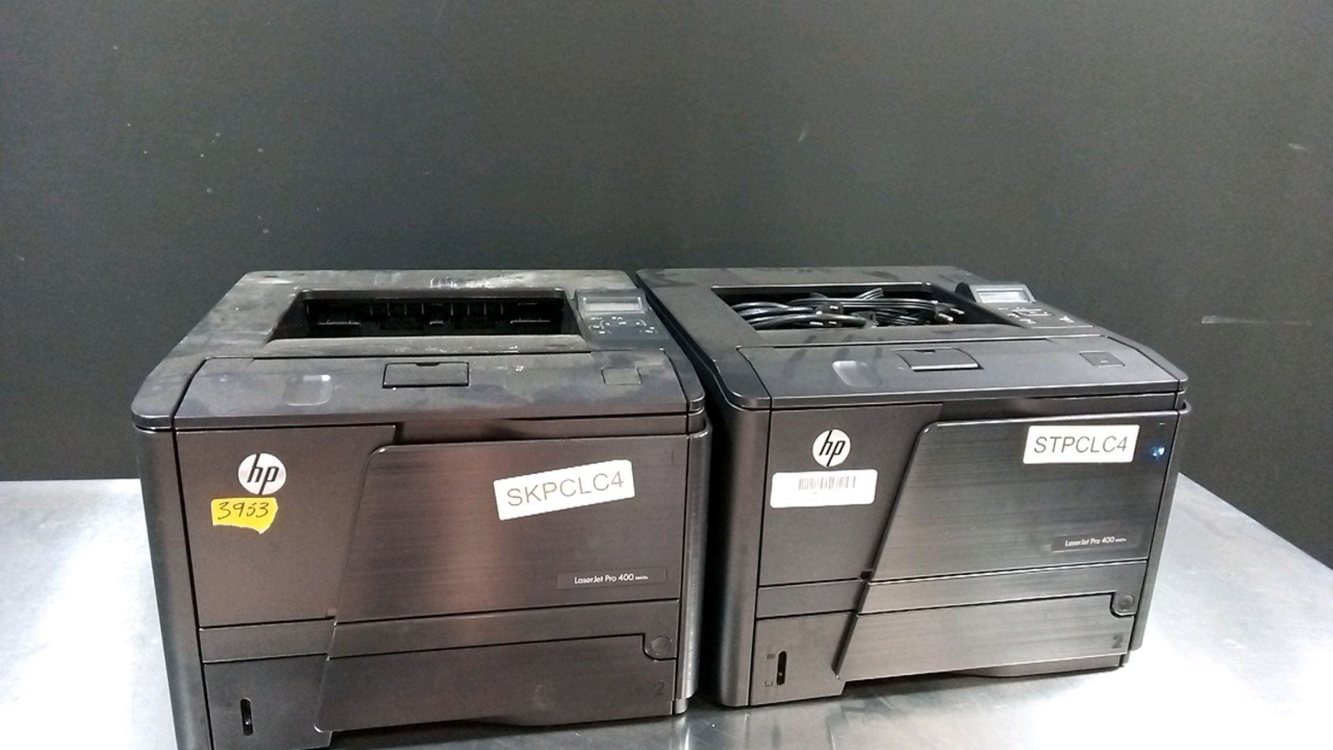 LOT OF 2 HP M401N PRINTERS LOCATED AT: 2440 GREENLEAF AVE, ELK GROVE VILLAGE IL