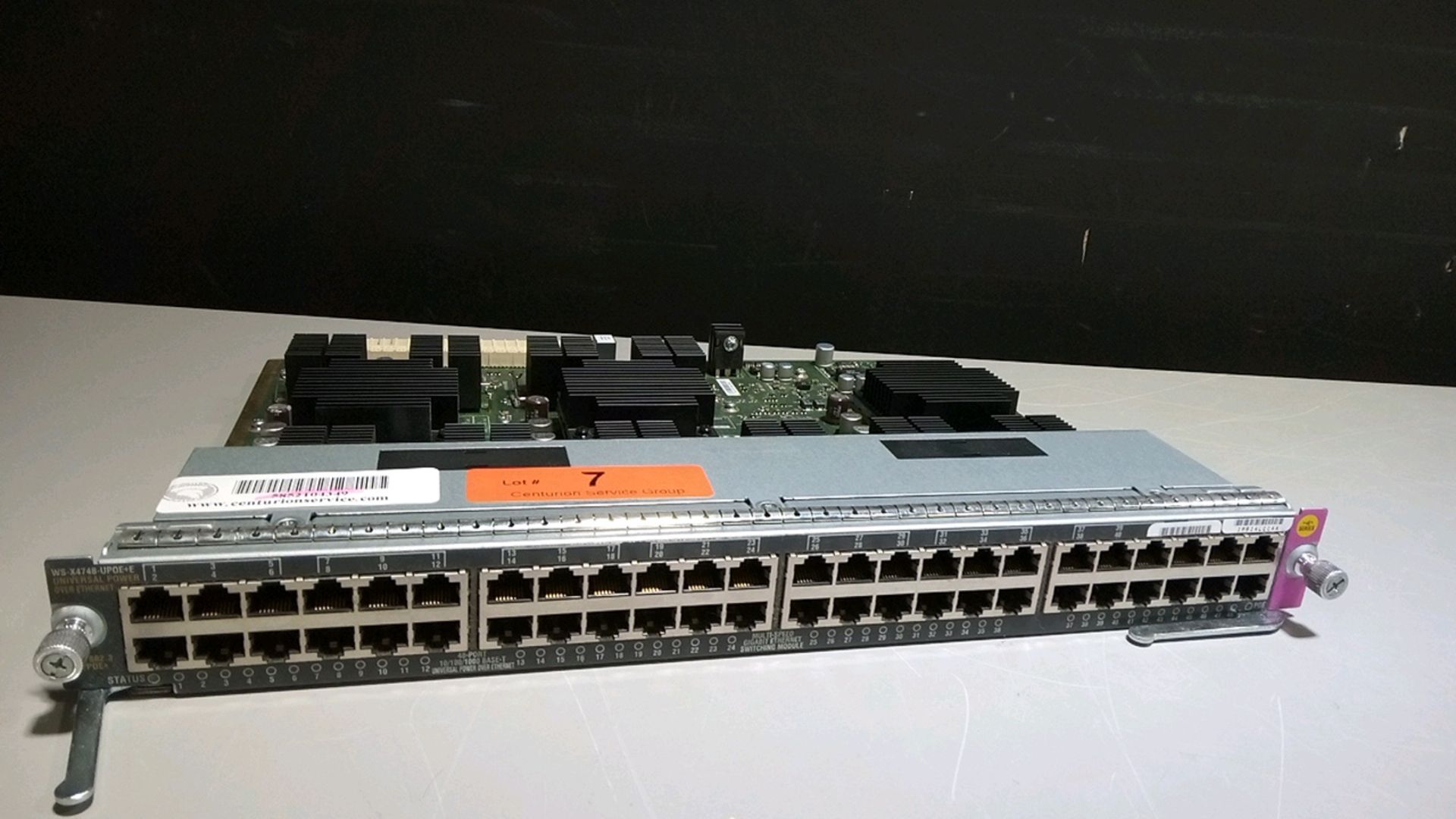 CISCO SYSTEMS WS-X4748-UPOE+E SWITCH LOCATED AT: 2440 GREENLEAF AVE, ELK GROVE VILLAGE IL