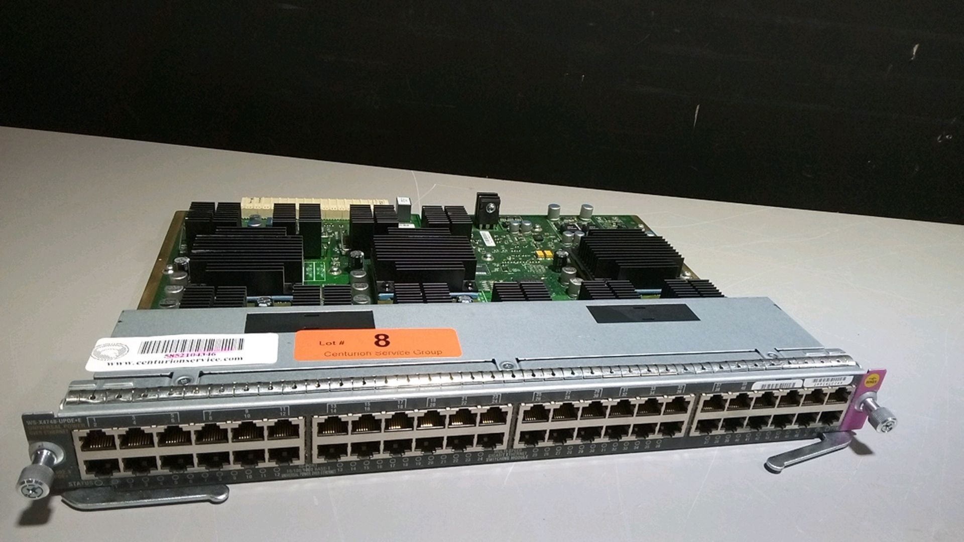 CISCO SYSTEMS WS-X4748-UPOE+E SWITCH LOCATED AT: 2440 GREENLEAF AVE, ELK GROVE VILLAGE IL