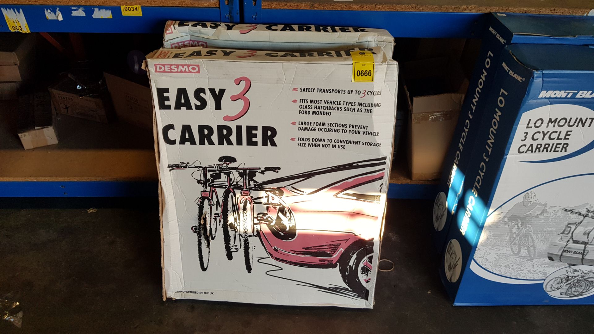 2 X BRAND NEW DESMO 3 CYCLE CARRIER