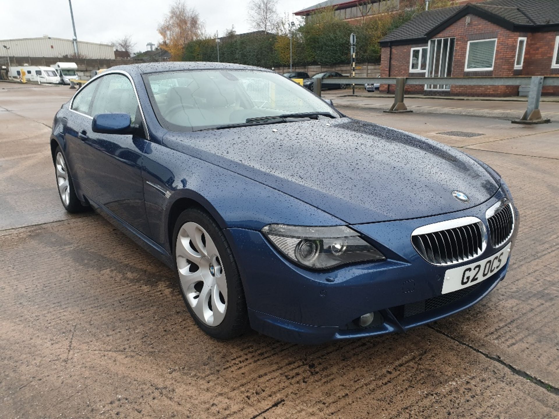 BLUE BMW 645 CI AUTO. Reg : G2OCS Mileage : 91432 Details: WITH 1 KEY, ENGINE SIZE 4398CC, FULL