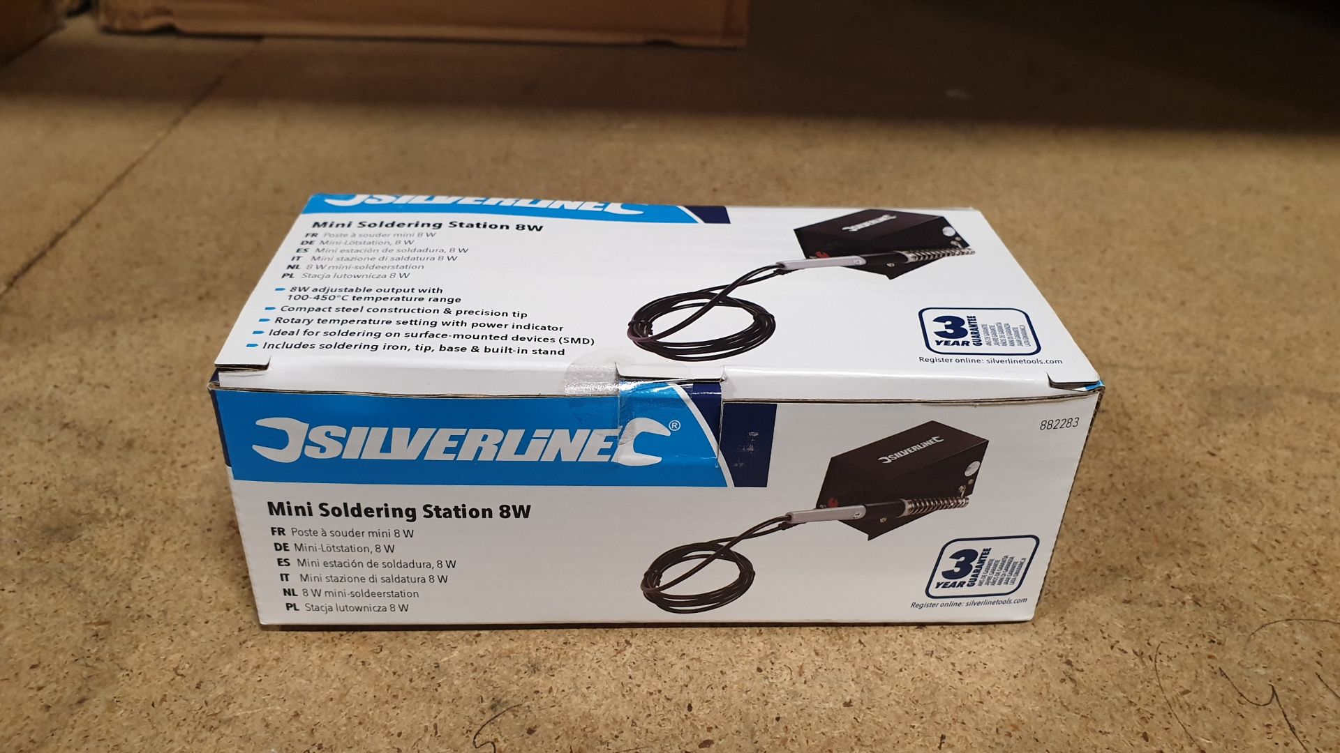 20 X BRAND NEW SILVERLINE MINI SOLDERING STATIONS 8W (PROD CODE 882283) - RRP £19.26 EACH (EXC