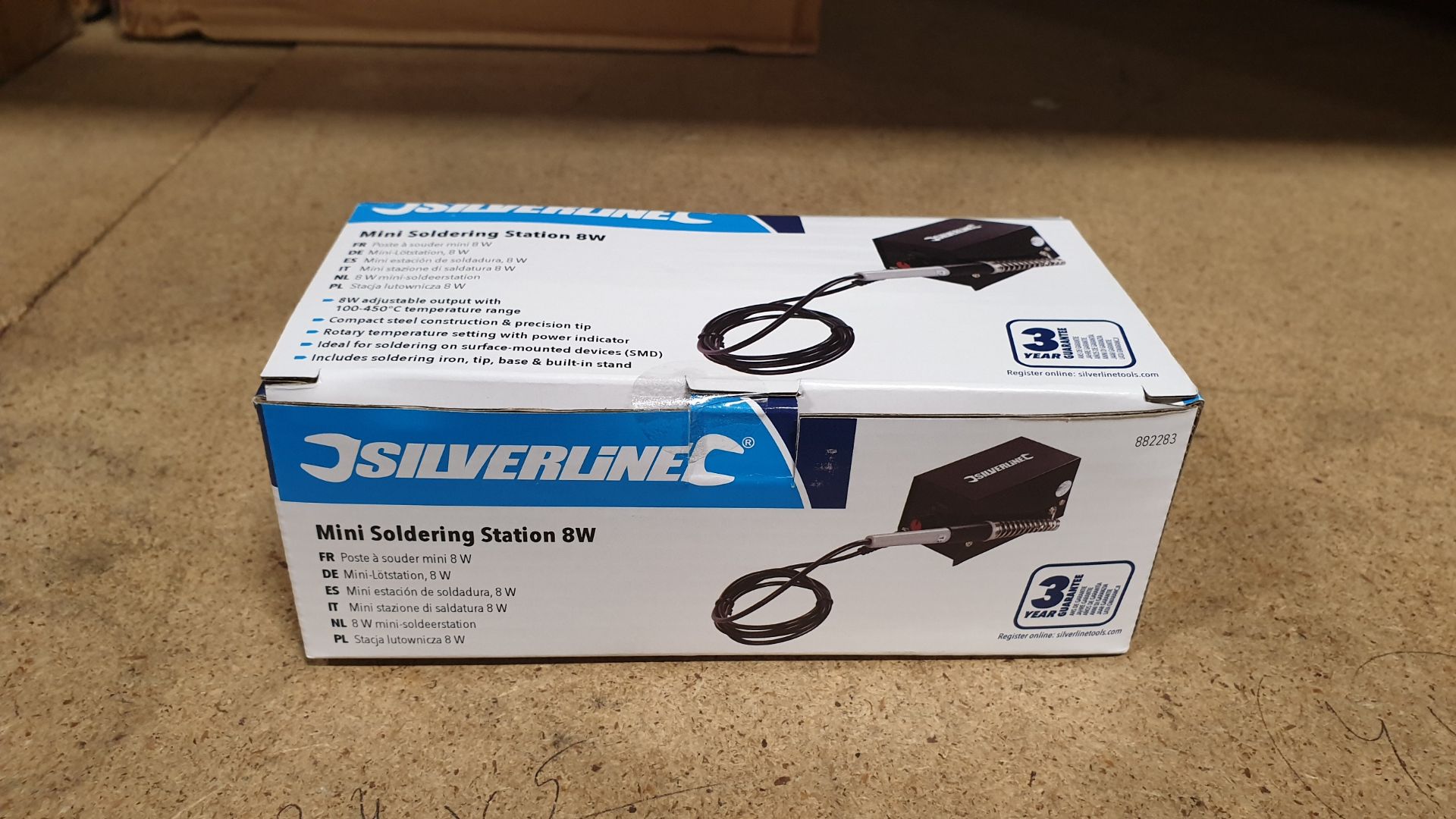 20 X BRAND NEW SILVERLINE MINI SOLDERING STATIONS 8W (PROD CODE 882283) - RRP £19.26 EACH (EXC