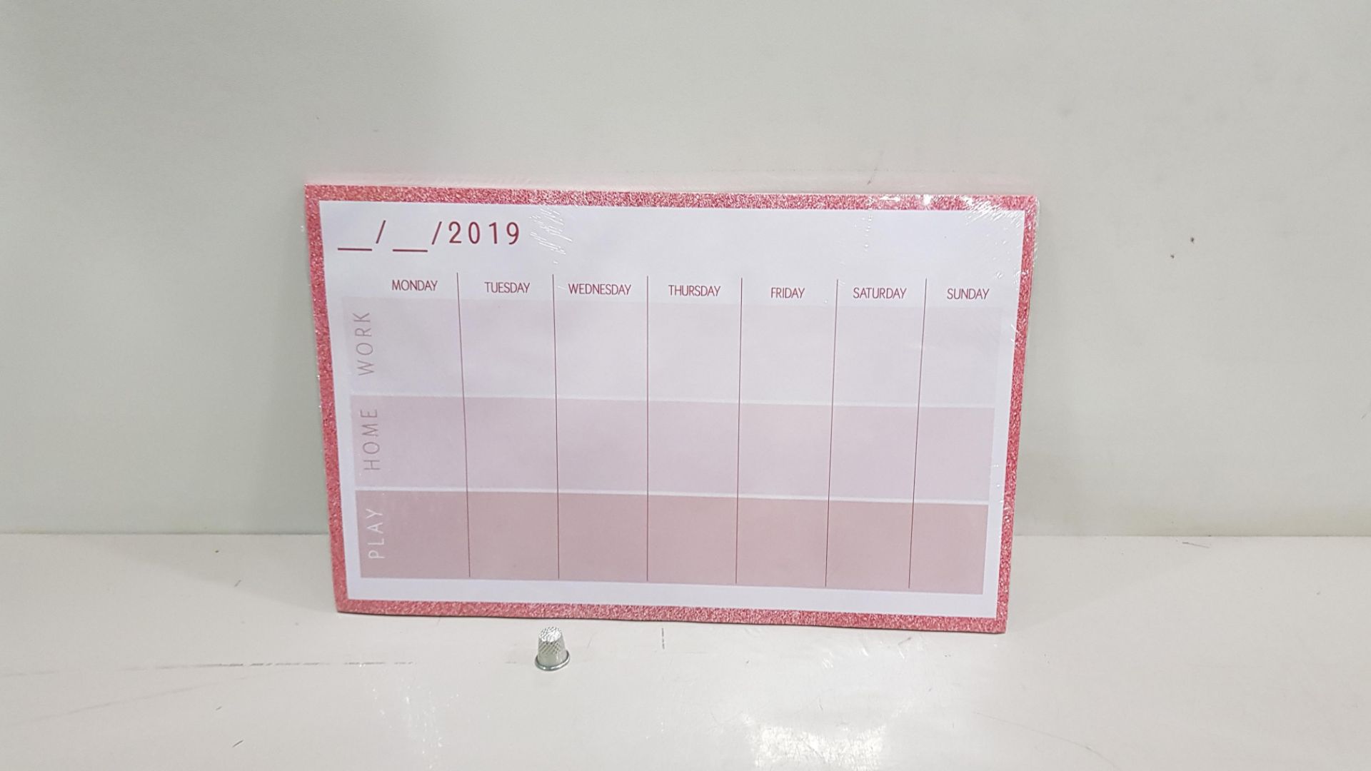 960 X BRAND NEW SGM DAILY PLANNER (PLAY / WORK / HOME) DATED 2019 (NOT DATED OR NUMBERED SO CAN BE