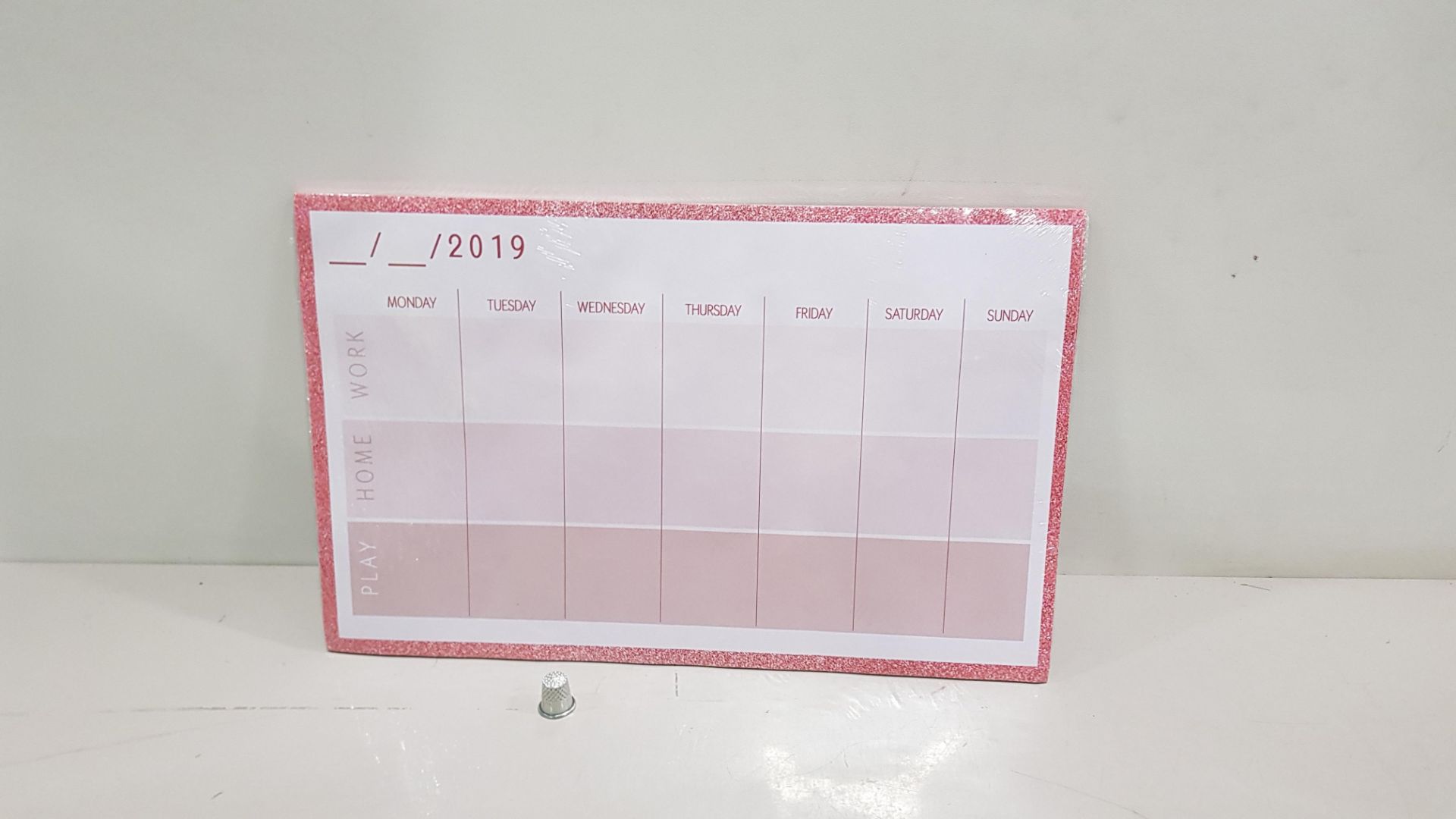 960 X BRAND NEW SGM DAILY PLANNER (PLAY / WORK / HOME) DATED 2019 (NOT DATED OR NUMBERED SO CAN BE