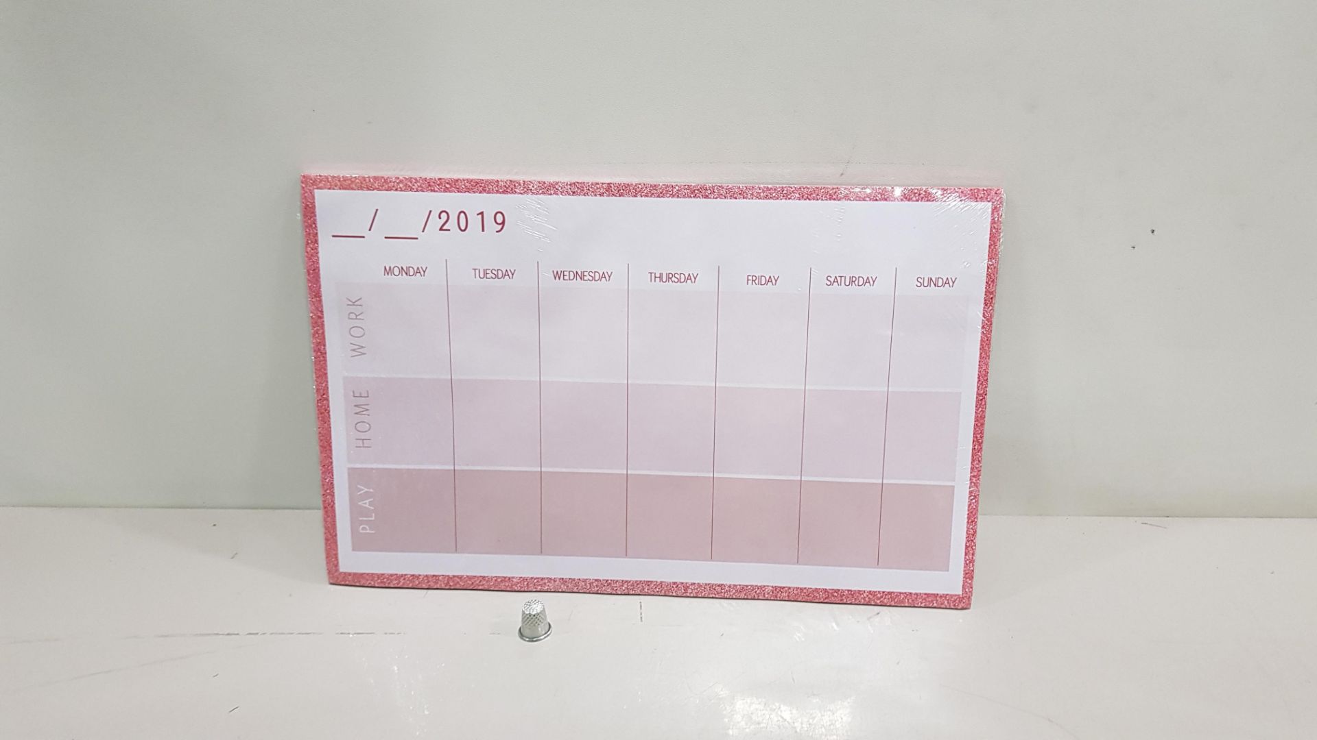 960 X BRAND NEW SGM DAILY PLANNER (PLAY / WORK / HOME) DATED 2019 (NOT DATED OR NUMBERED SO CAN BE