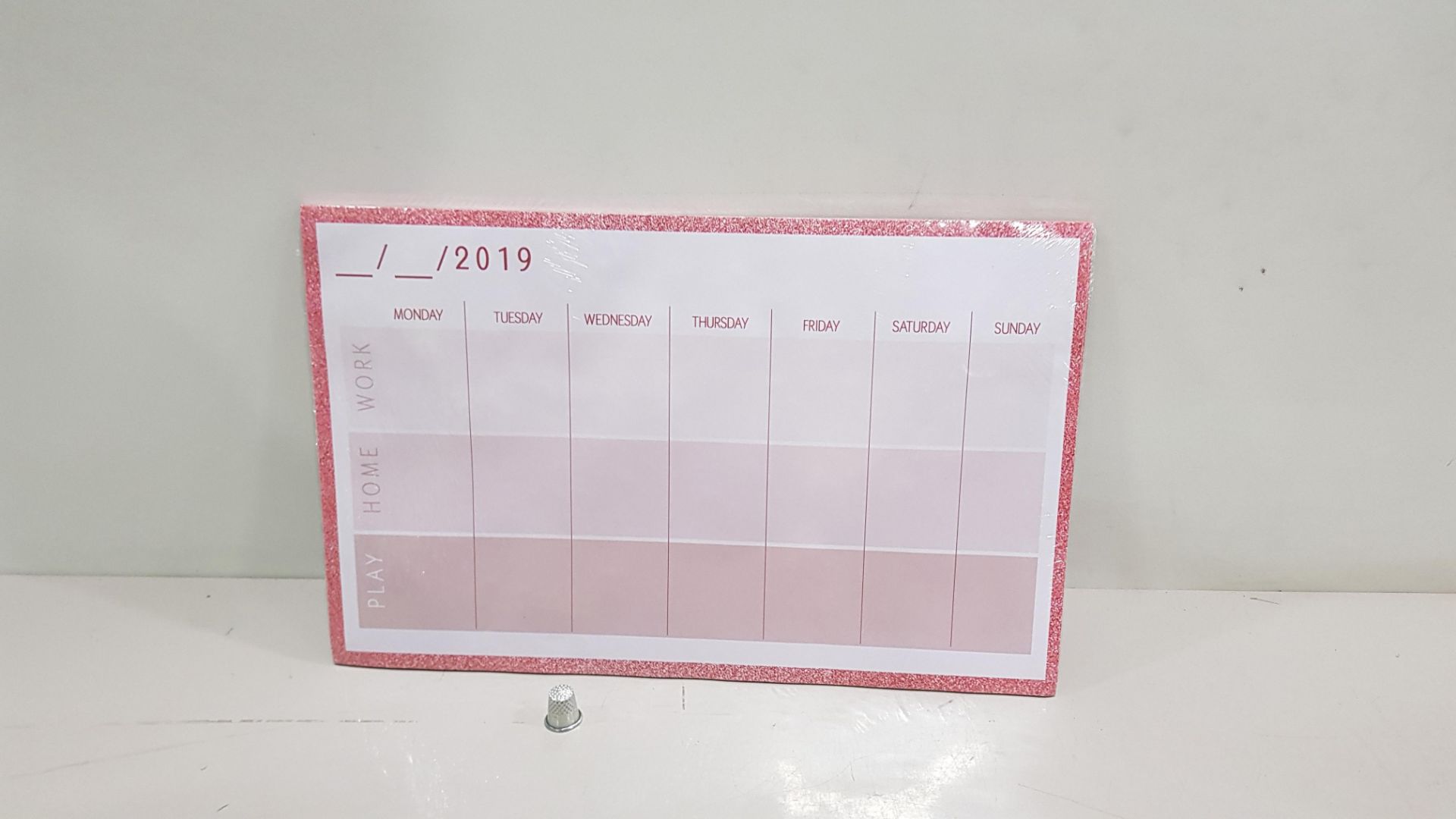 960 X BRAND NEW SGM DAILY PLANNER (PLAY / WORK / HOME) DATED 2019 (NOT DATED OR NUMBERED SO CAN BE