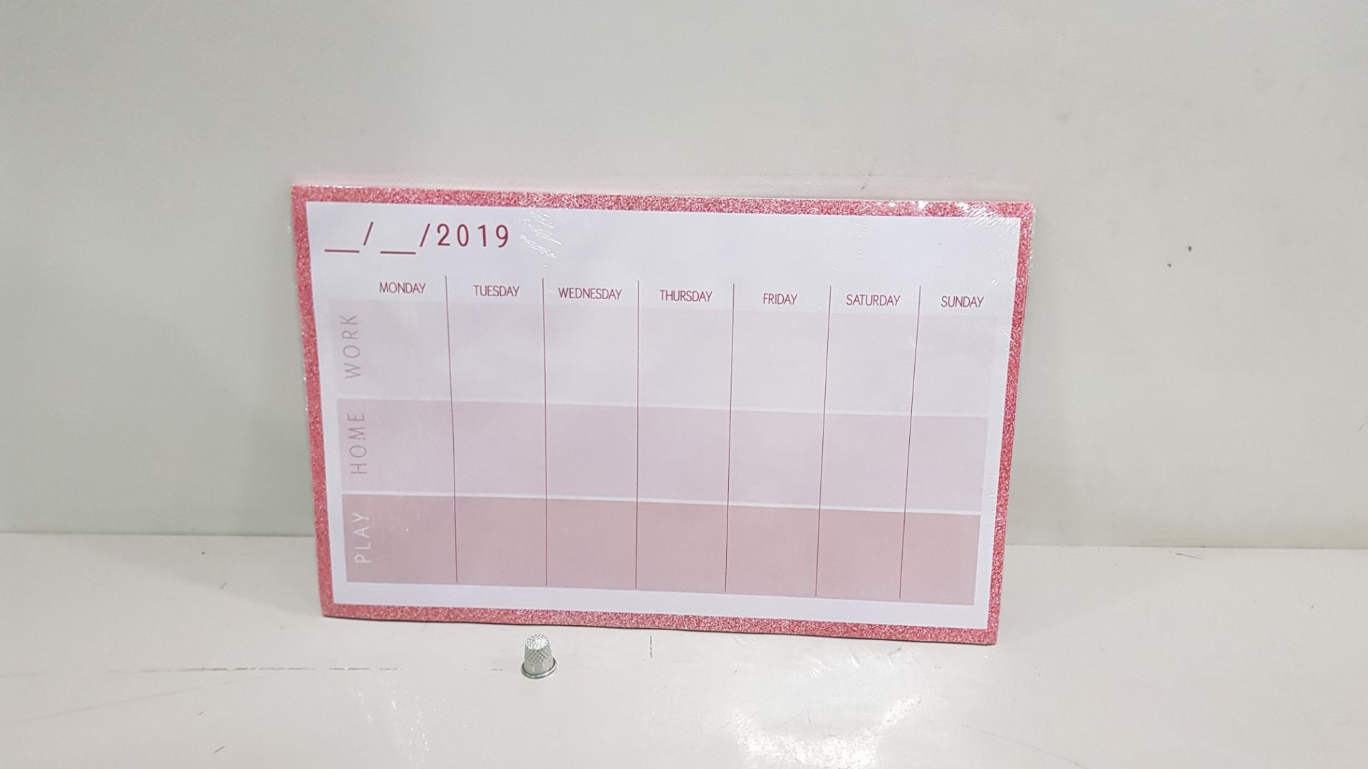 960 X BRAND NEW SGM DAILY PLANNER (PLAY / WORK / HOME) DATED 2019 (NOT DATED OR NUMBERED SO CAN BE