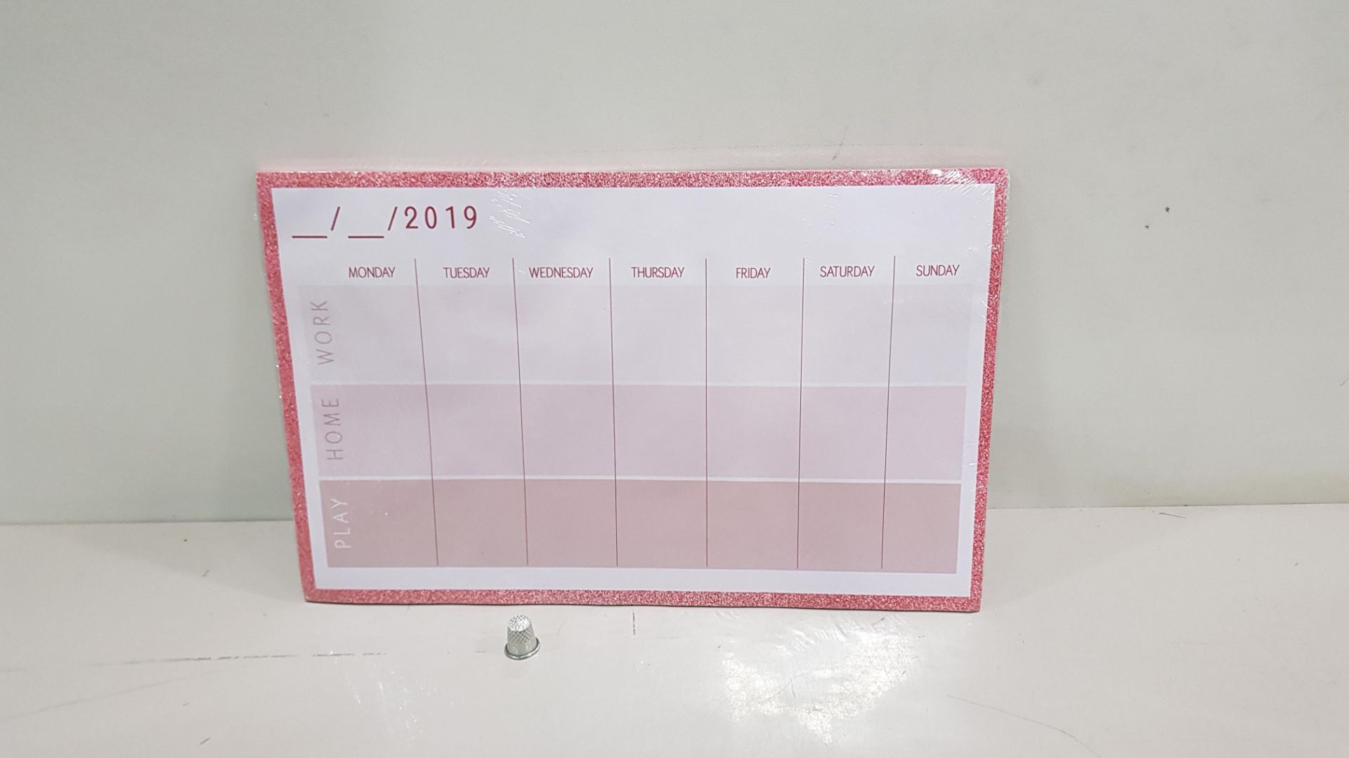 960 X BRAND NEW SGM DAILY PLANNER (PLAY / WORK / HOME) DATED 2019 (NOT DATED OR NUMBERED SO CAN BE