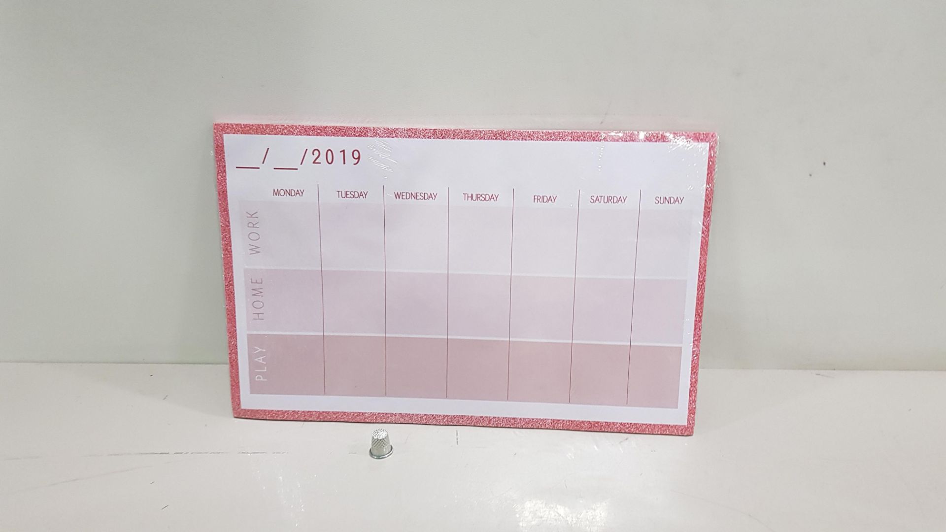 960 X BRAND NEW SGM DAILY PLANNER (PLAY / WORK / HOME) DATED 2019 (NOT DATED OR NUMBERED SO CAN BE