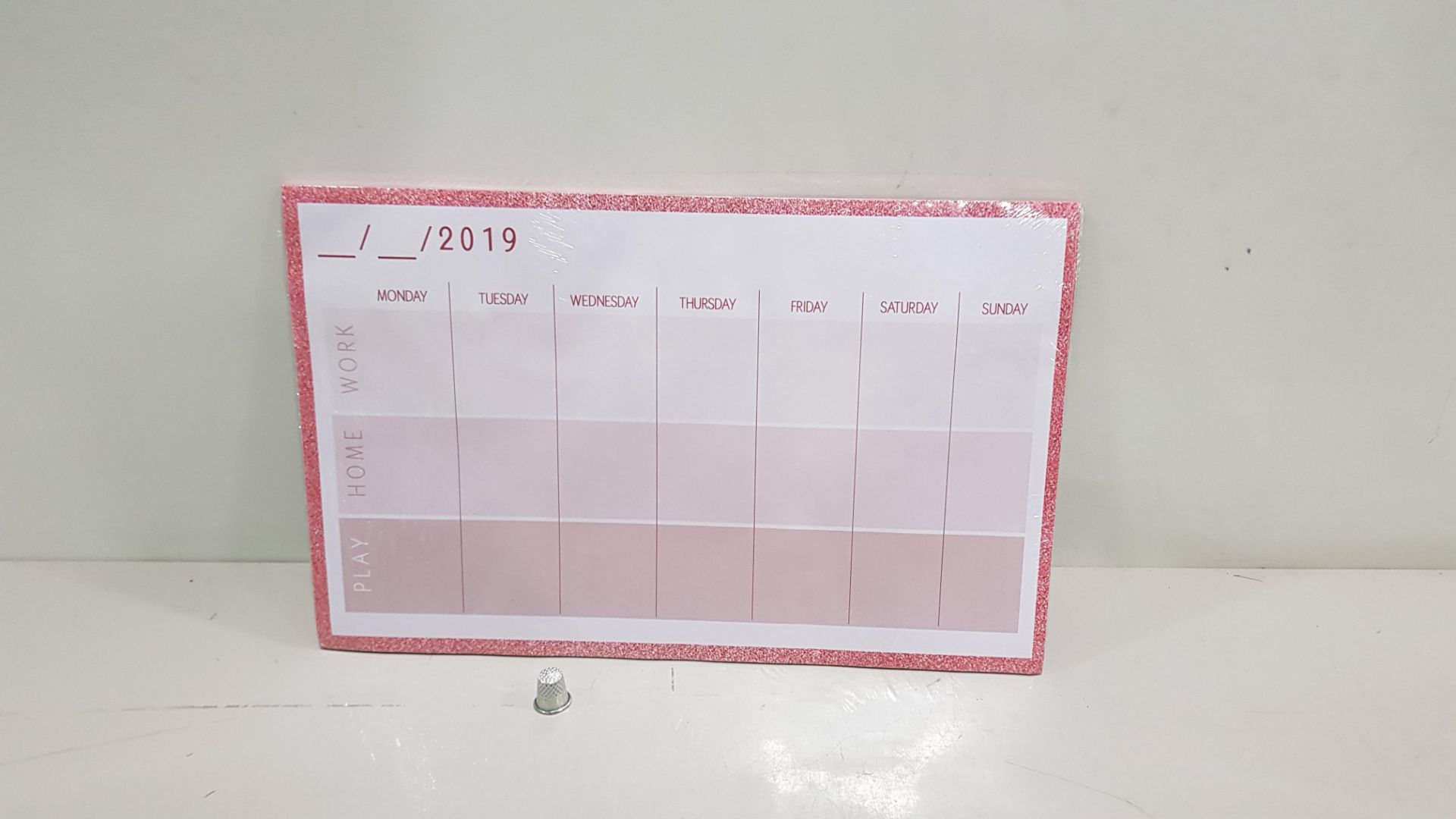 960 X BRAND NEW SGM DAILY PLANNER (PLAY / WORK / HOME) DATED 2019 (NOT DATED OR NUMBERED SO CAN BE