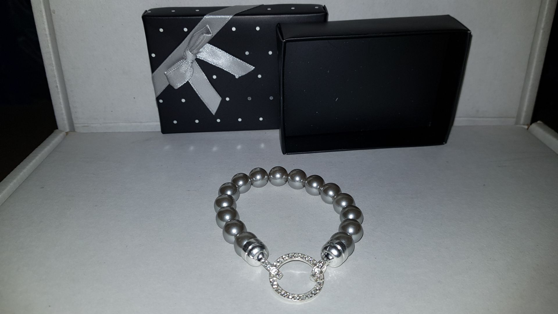 132 X BRAND NEW AVON SILLA BRACELET - GREY