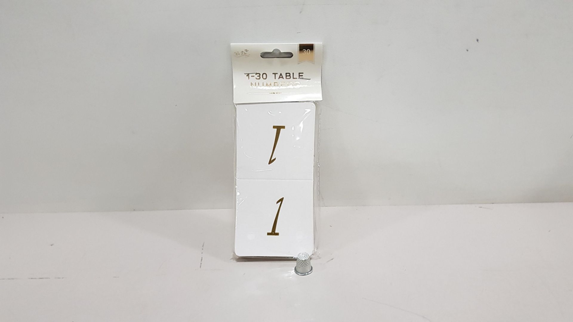 APPROX 2000 X BRAND NEW TABLE TOP NUMBERS ON A PALLET