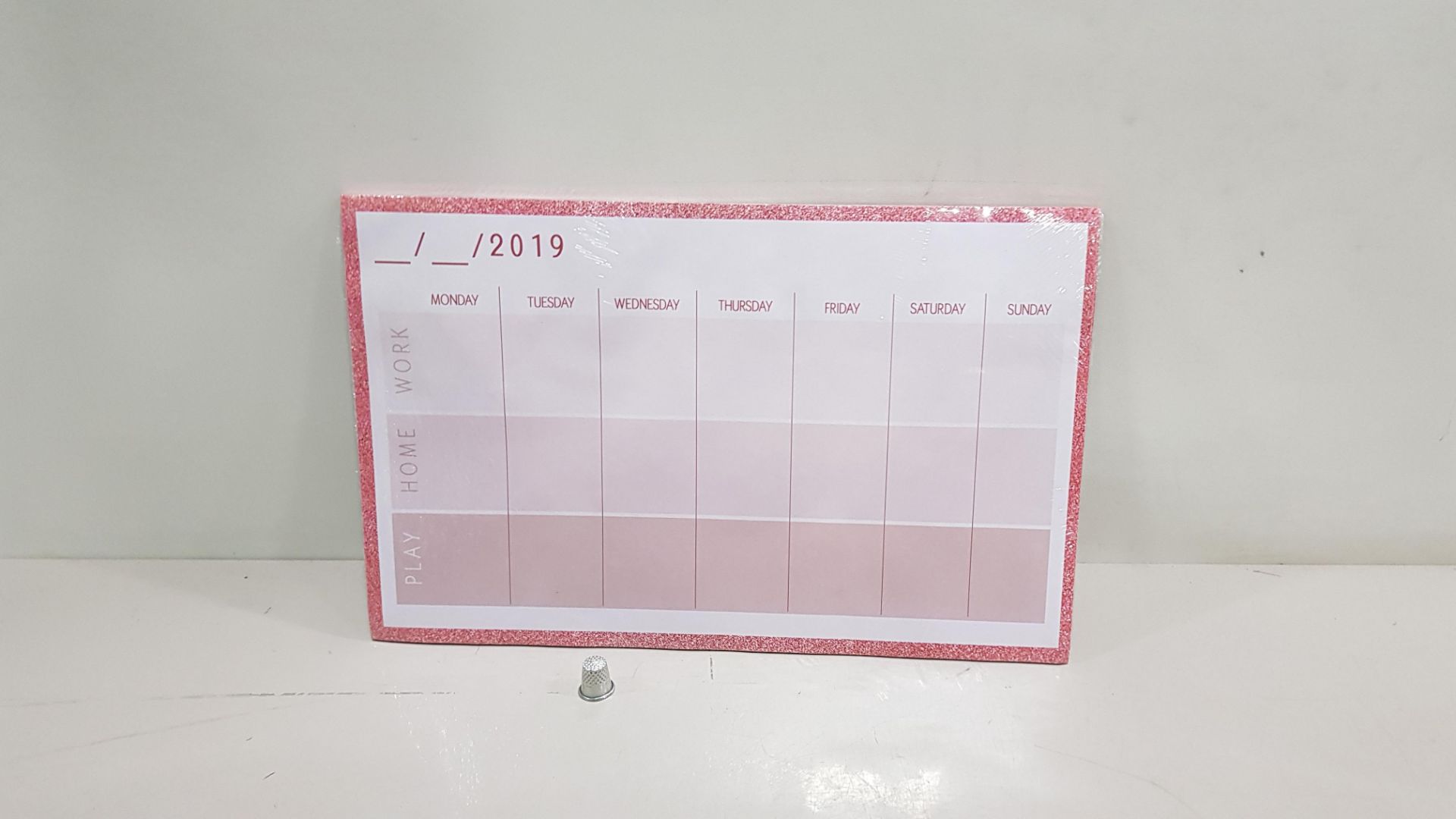 960 X BRAND NEW SGM DAILY PLANNER (PLAY / WORK / HOME) DATED 2019 (NOT DATED OR NUMBERED SO CAN BE