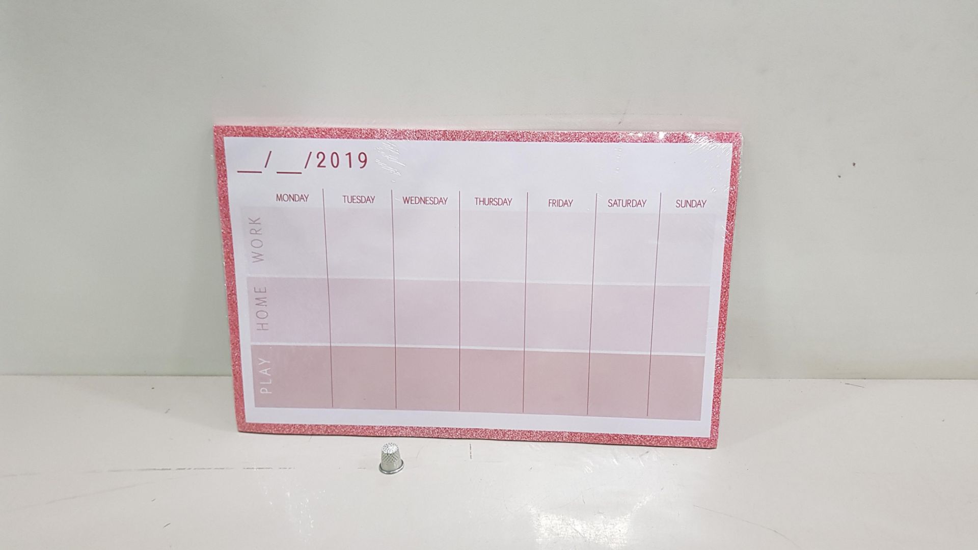 960 X BRAND NEW SGM DAILY PLANNER (PLAY / WORK / HOME) DATED 2019 (NOT DATED OR NUMBERED SO CAN BE